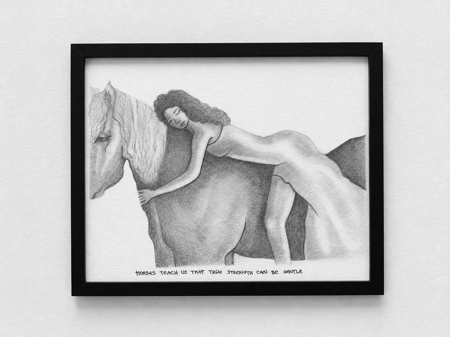 Girl and Horse - Teuta Pashnjari 1