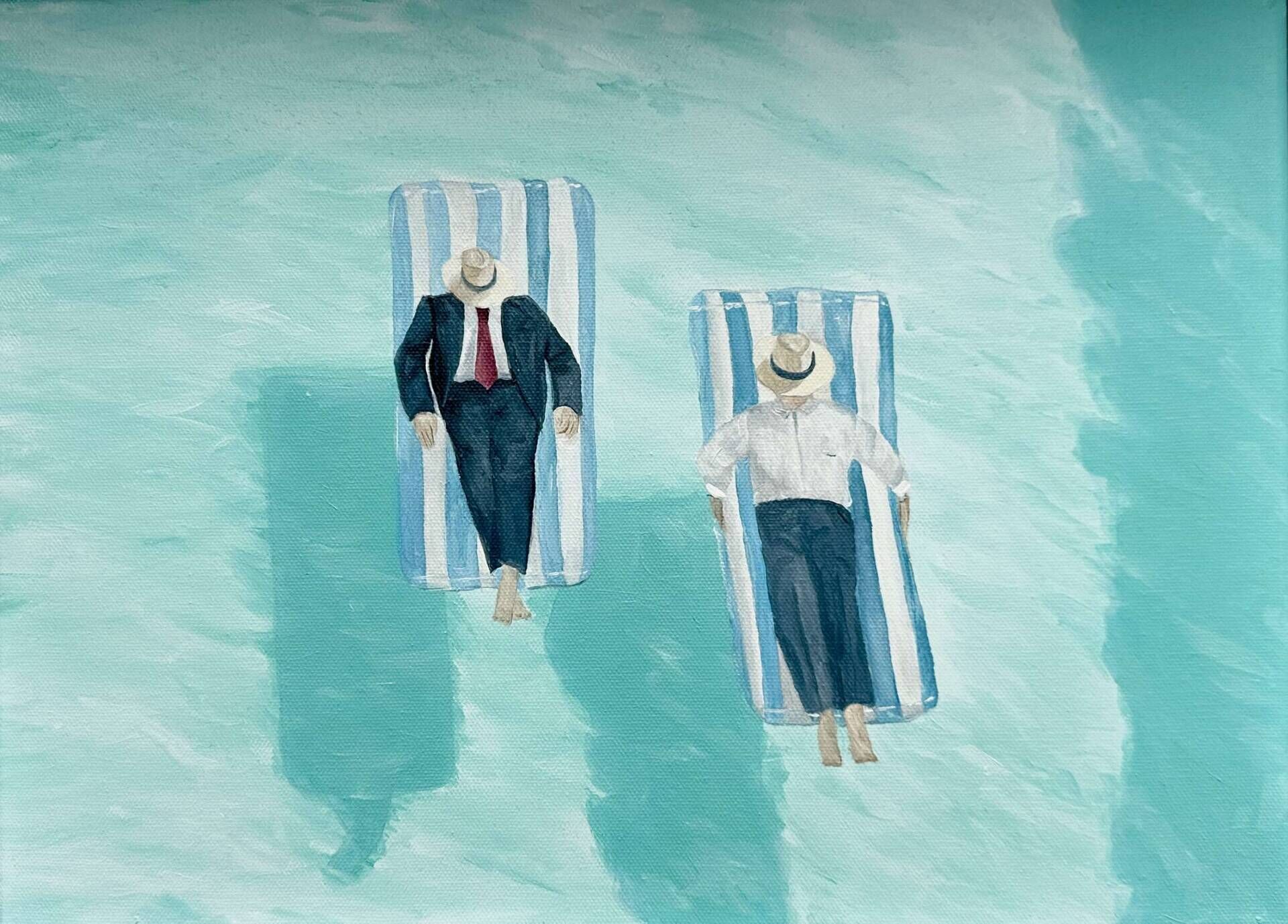 casually floating - fine art print - Jana Mertens 1