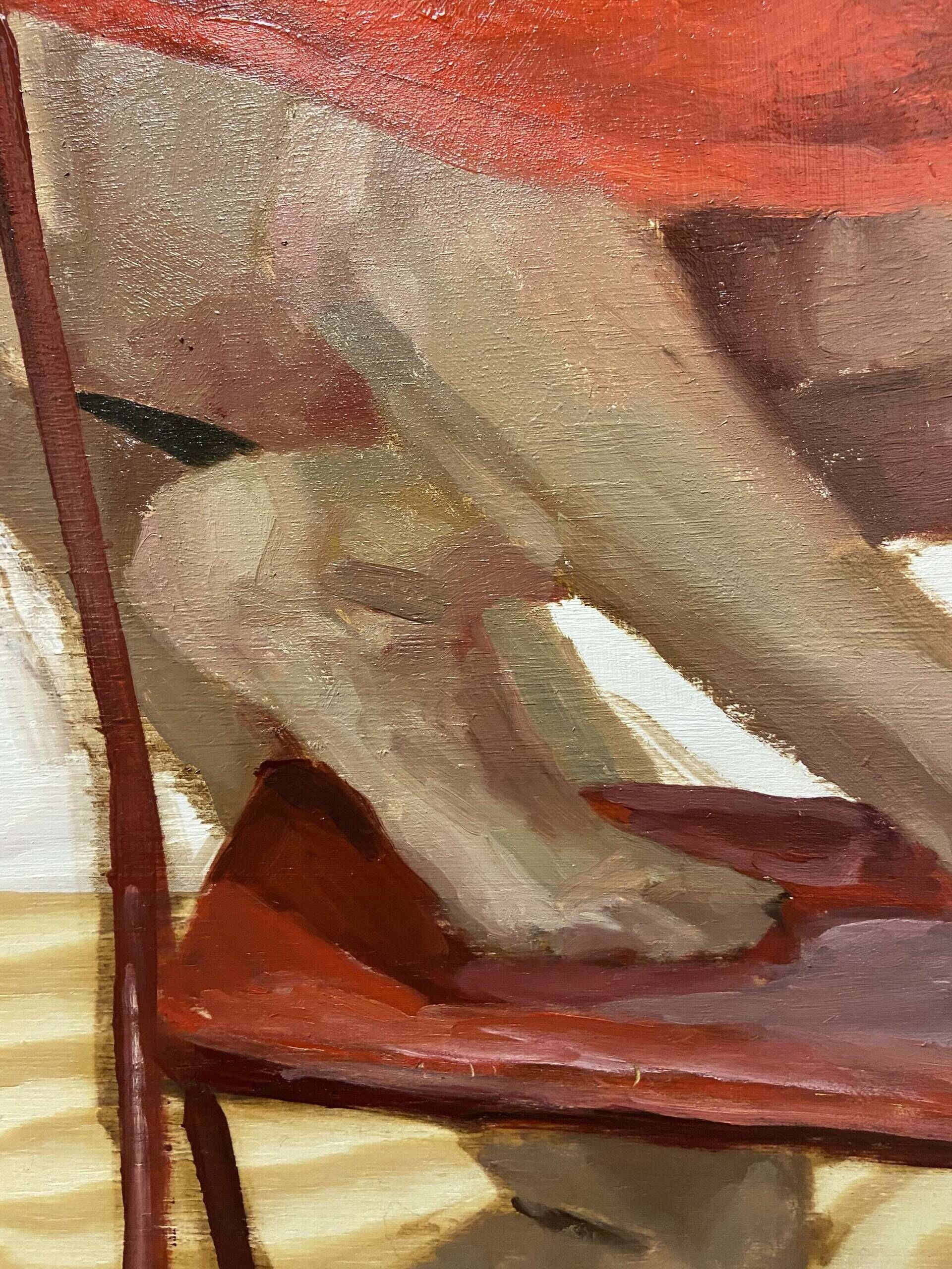 Elisa auf rotem Stuhl  - Lilli Geyer 7