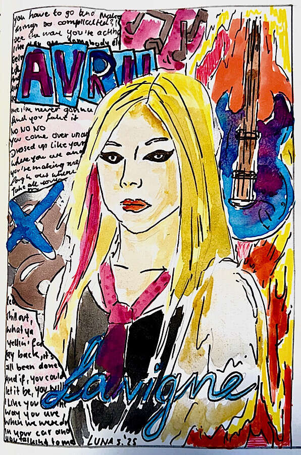 Avril Lavigne Auftragsarbeit - Luna Stender 1