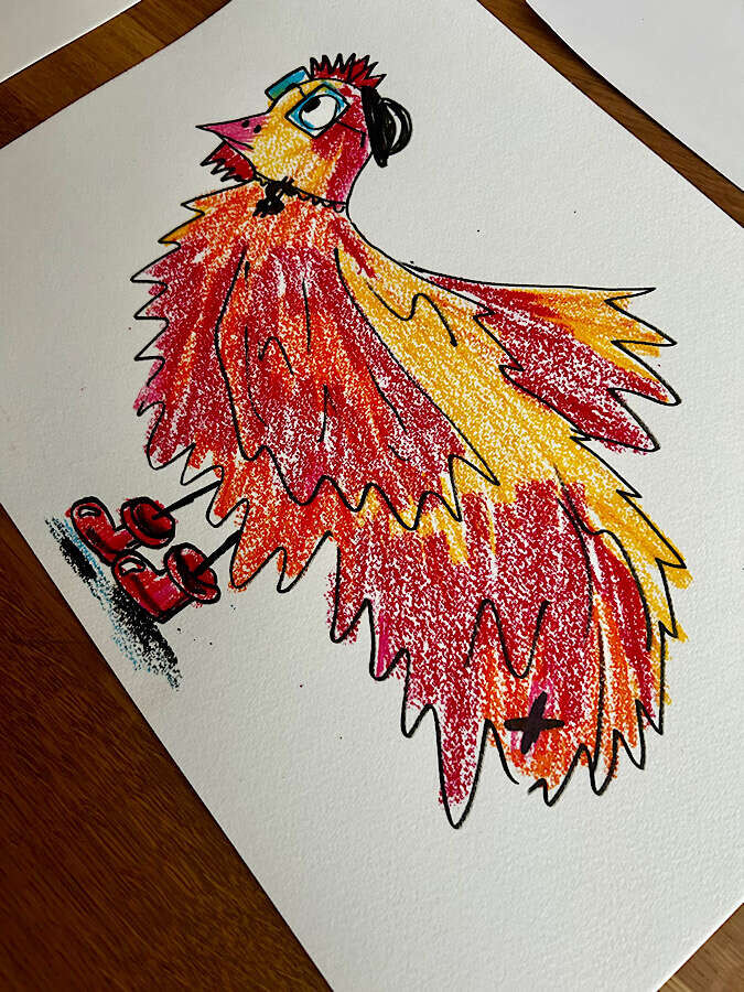 Künstlerhuhn - Luna Stender 3