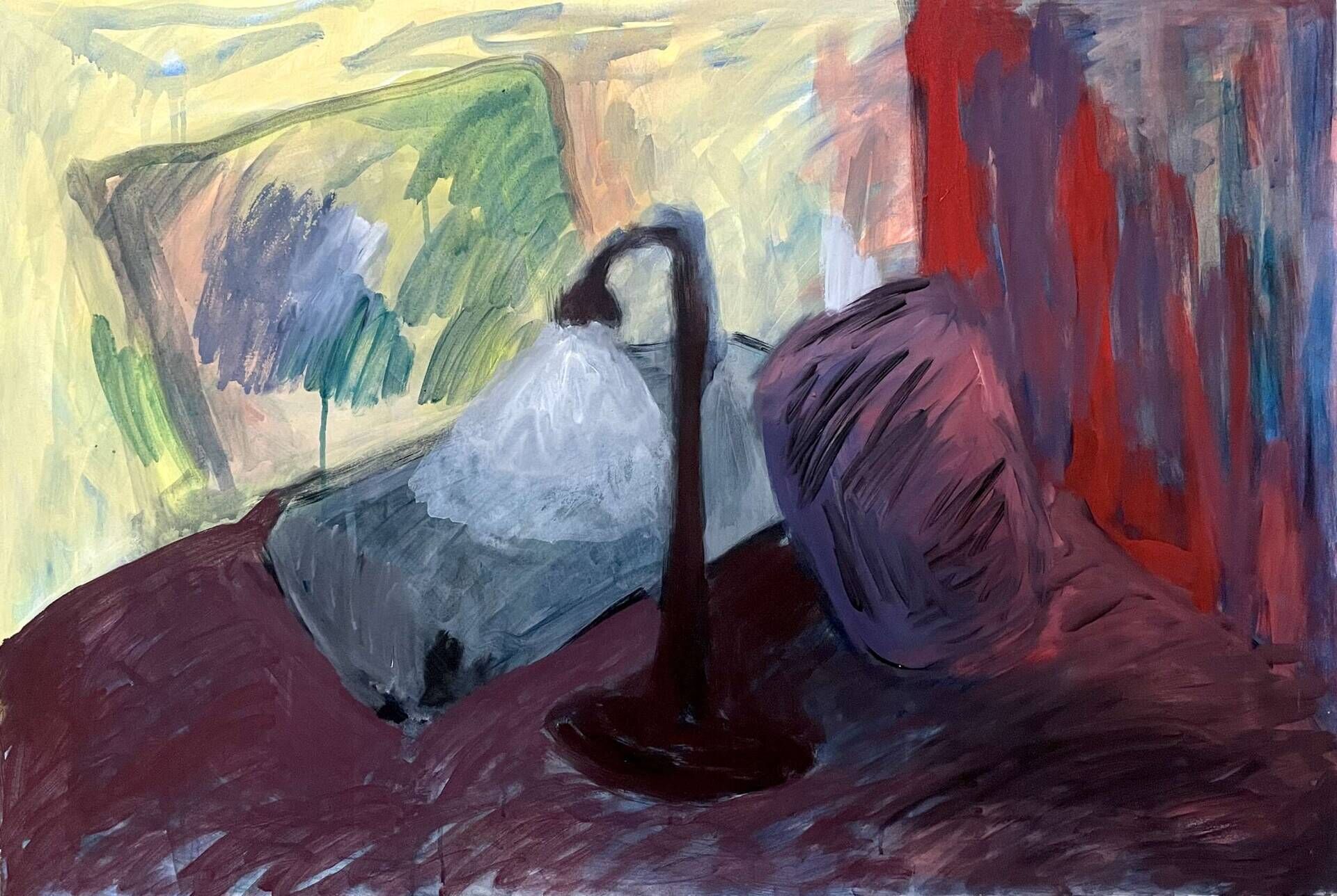 Arbeitsbereich mit Tischlampe - Archil Chikhladze 1