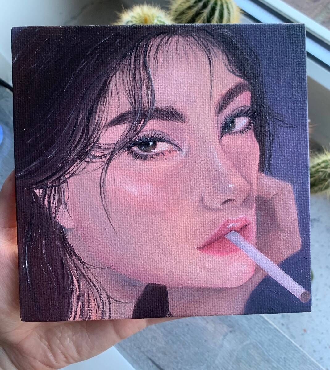 Smoking Lady