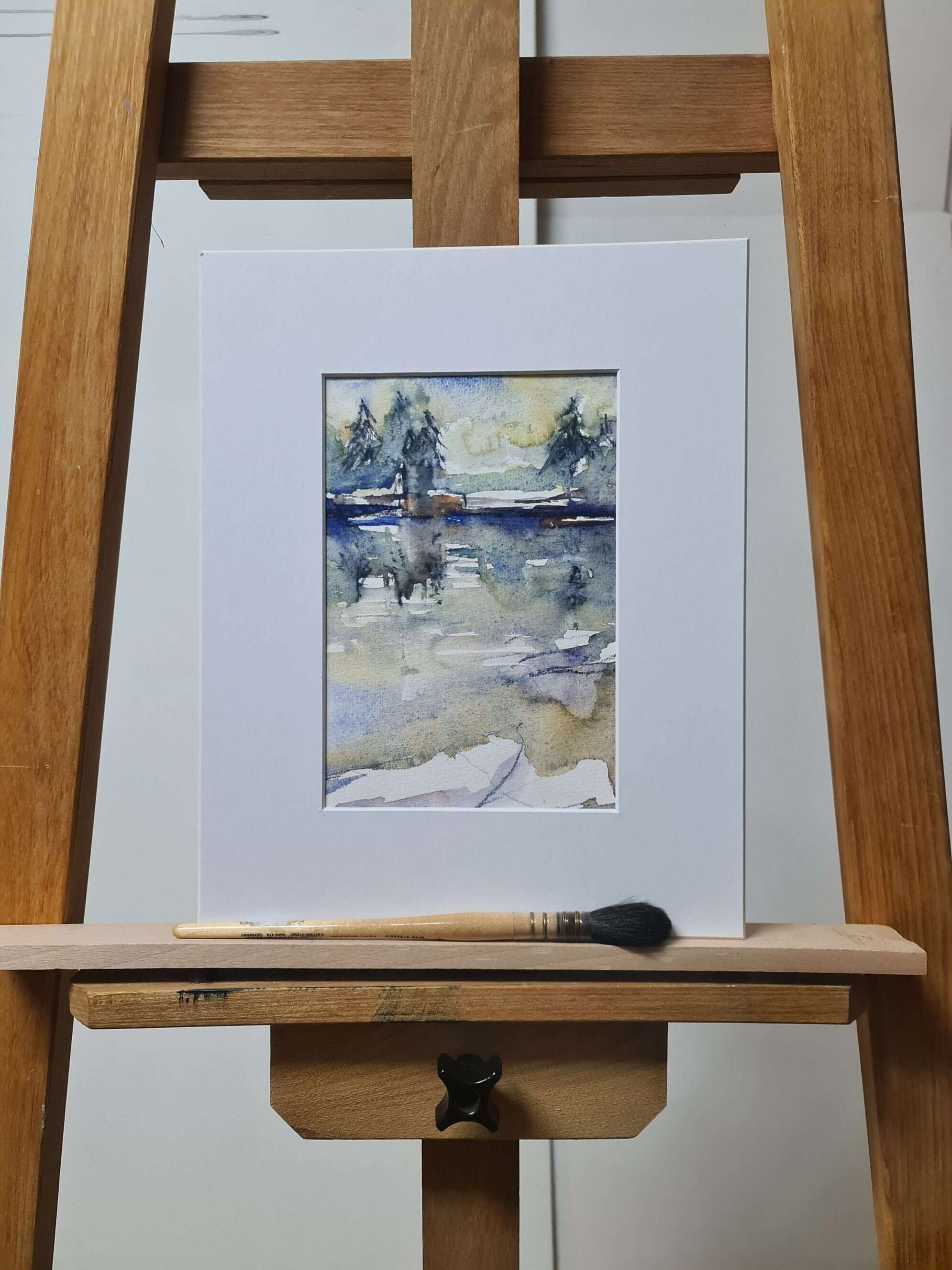 Aquarell am See 3 - Annegret Mainz 2