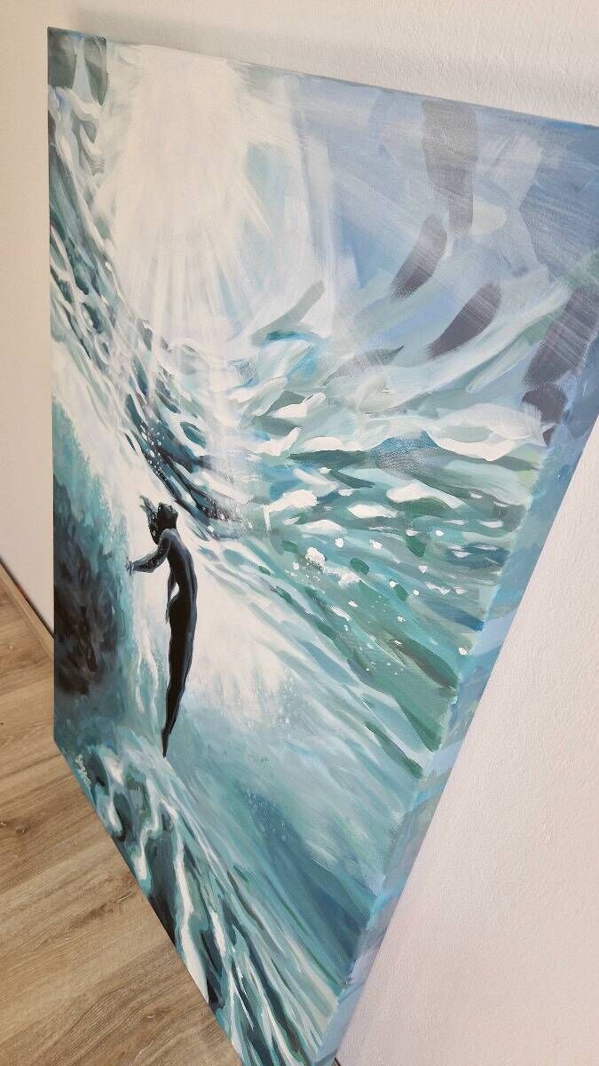 diving up
