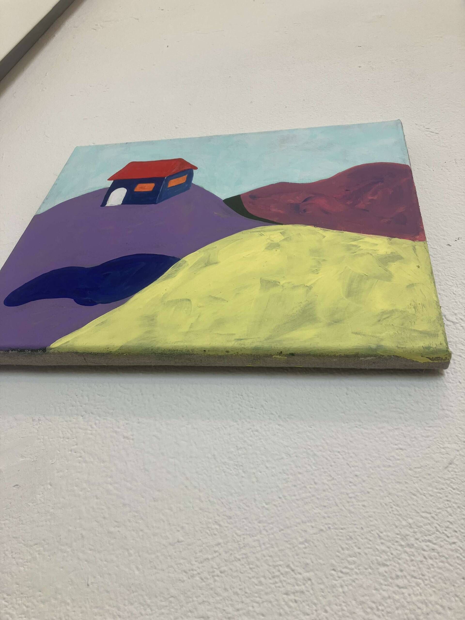 Bergsee mit Hütte - Amadea Blaut 4