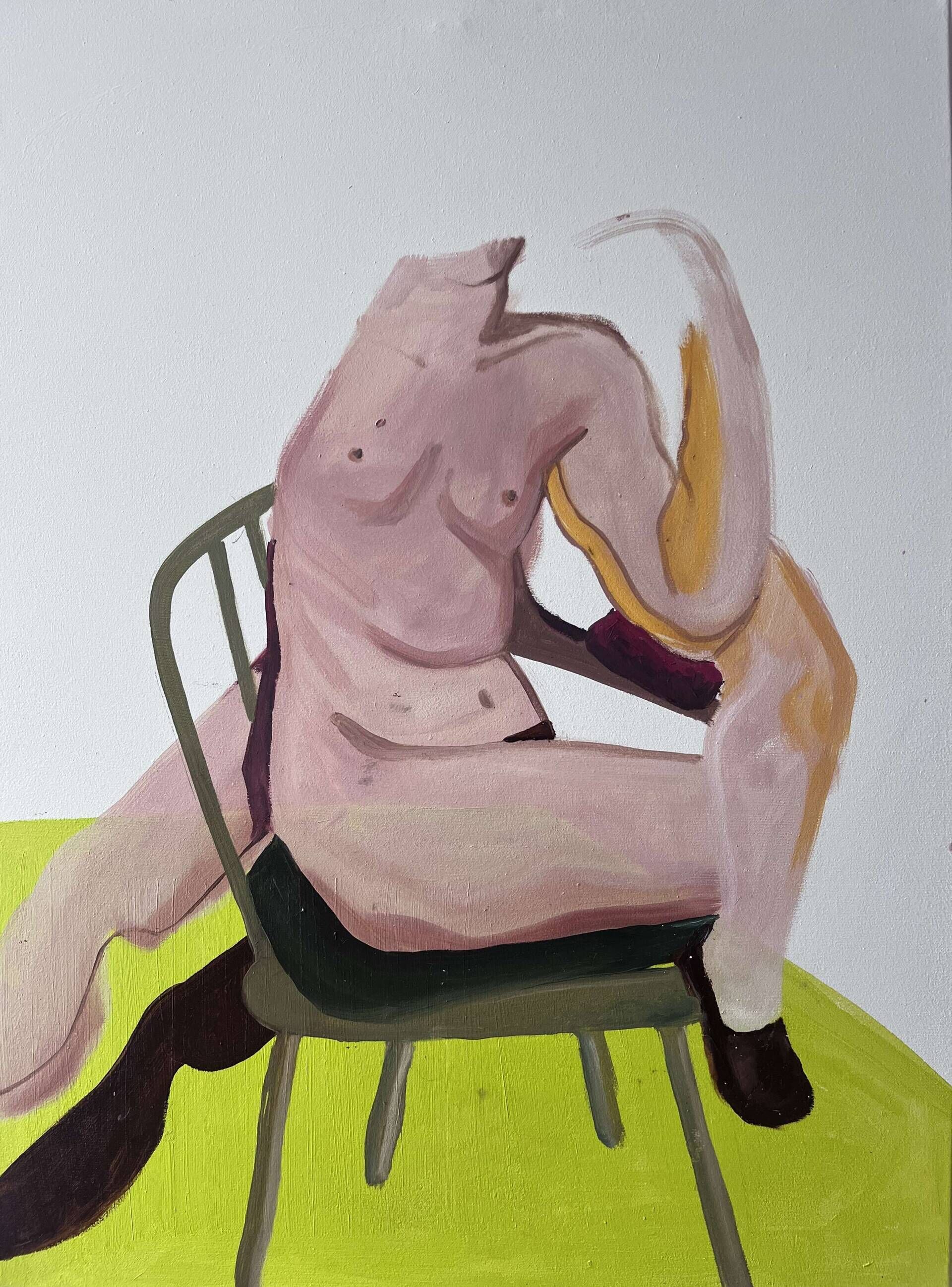 Selbstporträt als Mann - Kiki Feltzinger 1