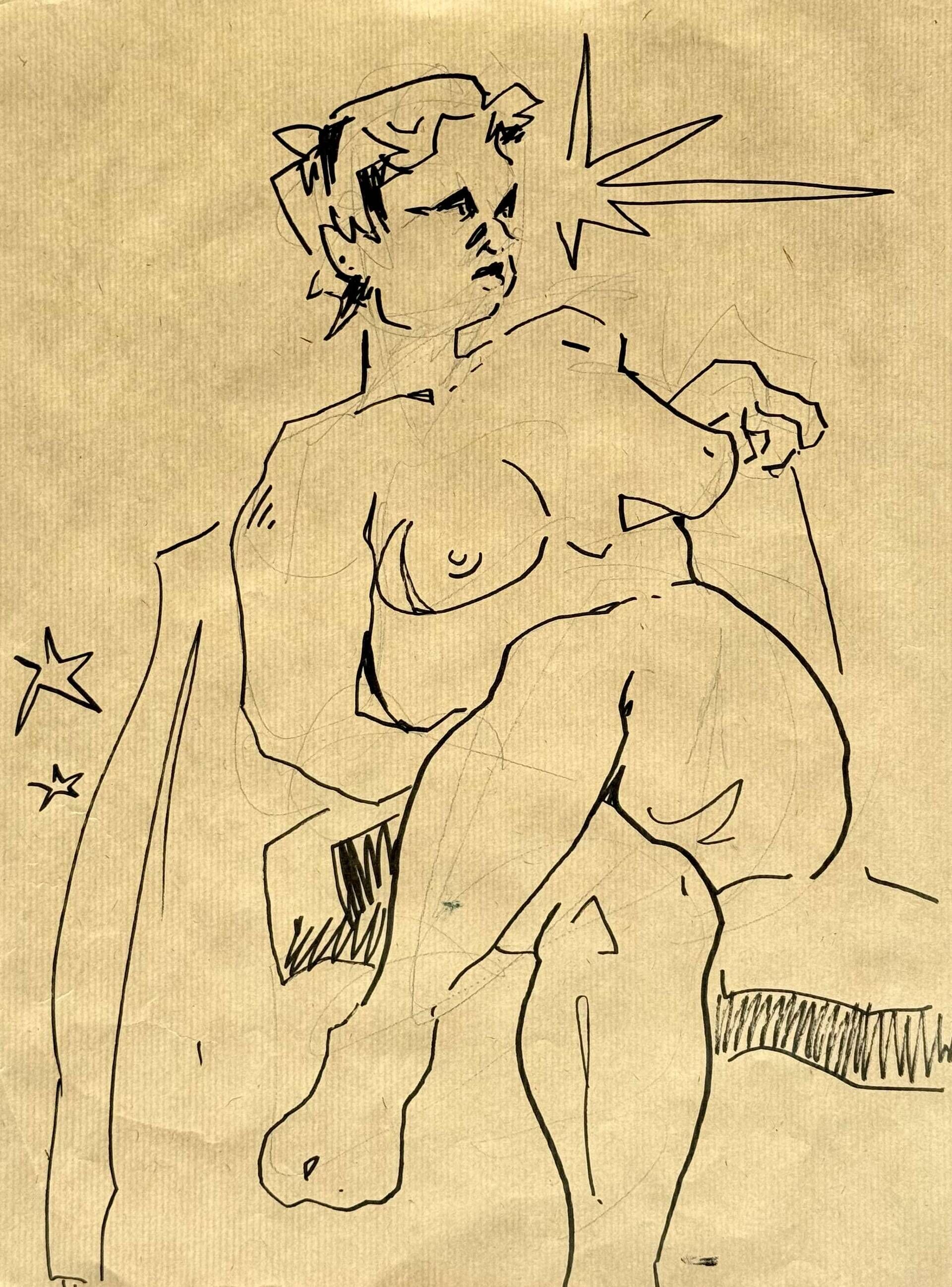 Aktstudie (Sternenstunde) - Daniel Heimgärtner 1
