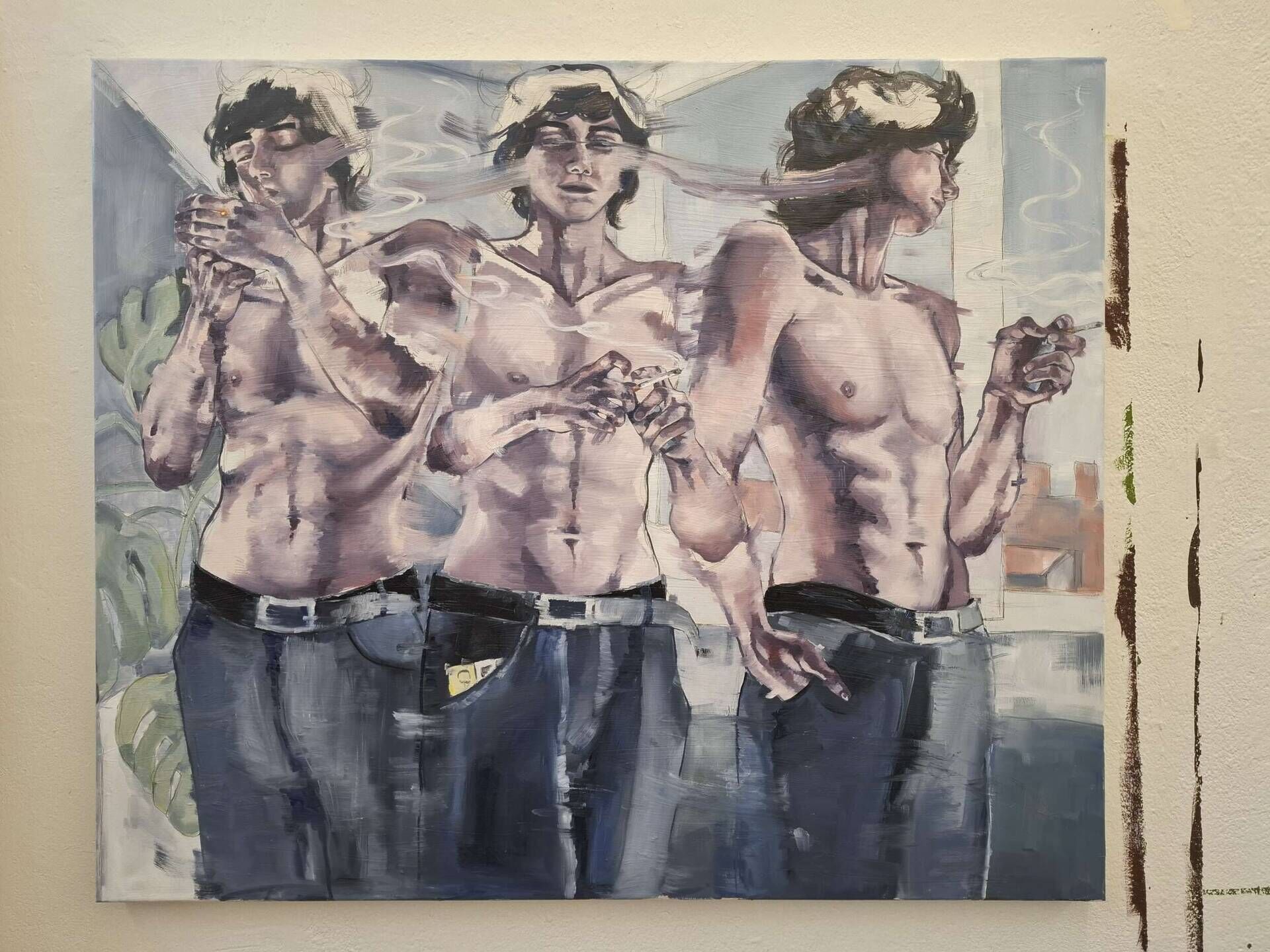 Bewegungsstudie Rauchend - Jasmin Ringer 2