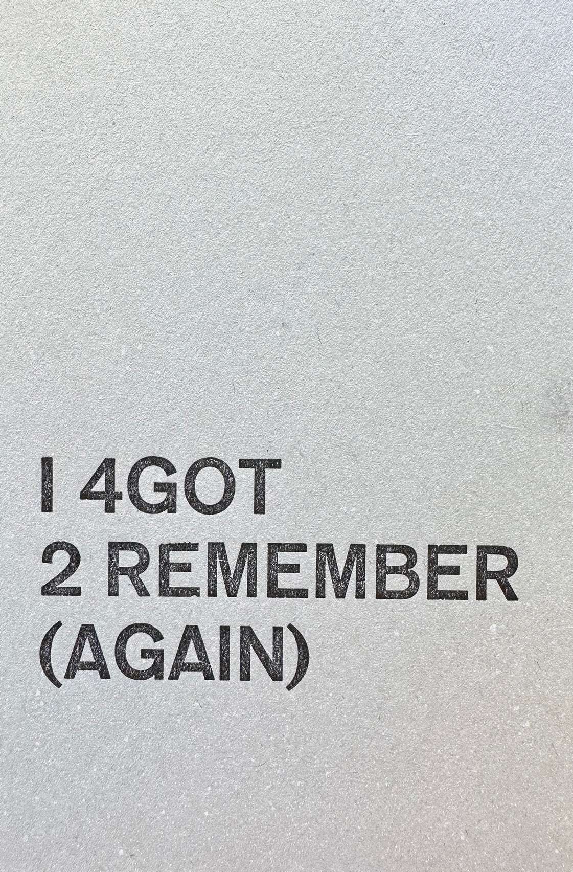 I4GOT2REMEMBER(AGAIN) - Maximilian Dussmann 1