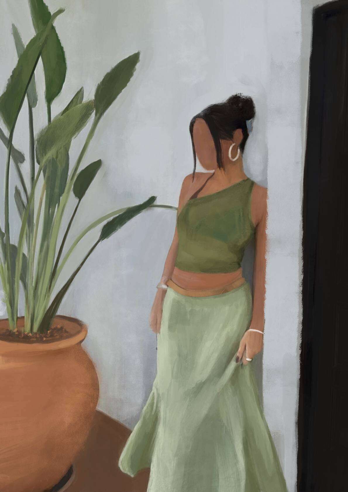 Terrakotta und Grün - Ana Carmona Hernandez 1