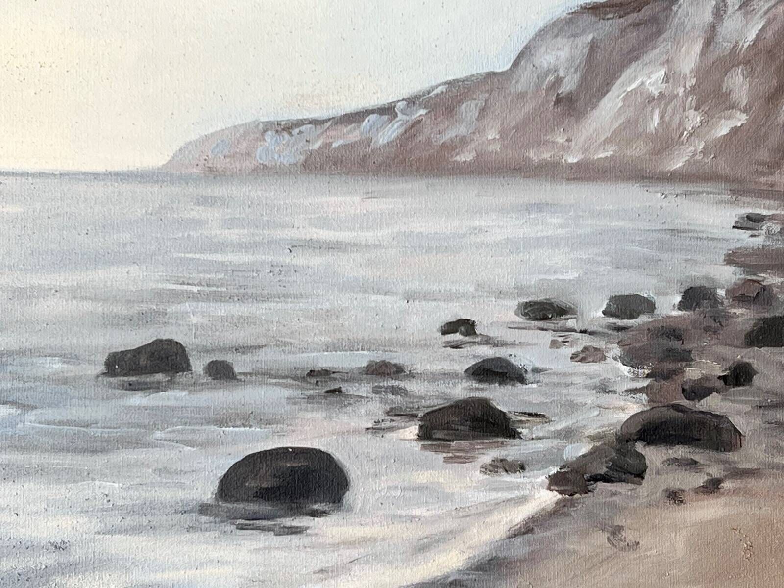 Steilküste Stohl (Januar)