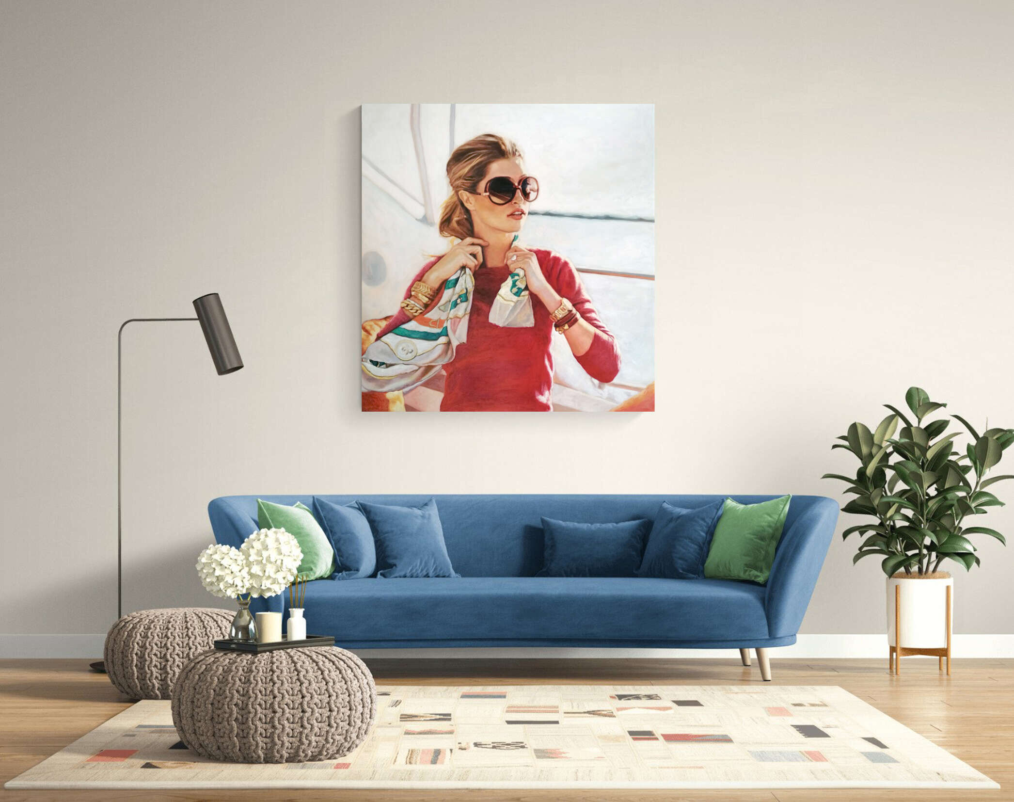 Frau mit Sonnenbrille - Christian Herzig 2