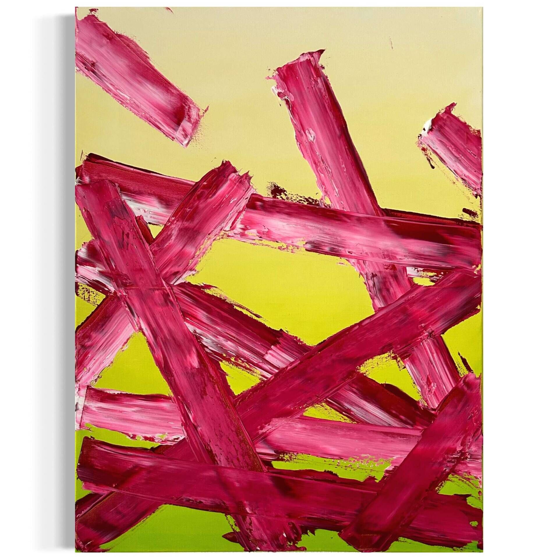 Red and Green Abstract - Leonel Perez 2