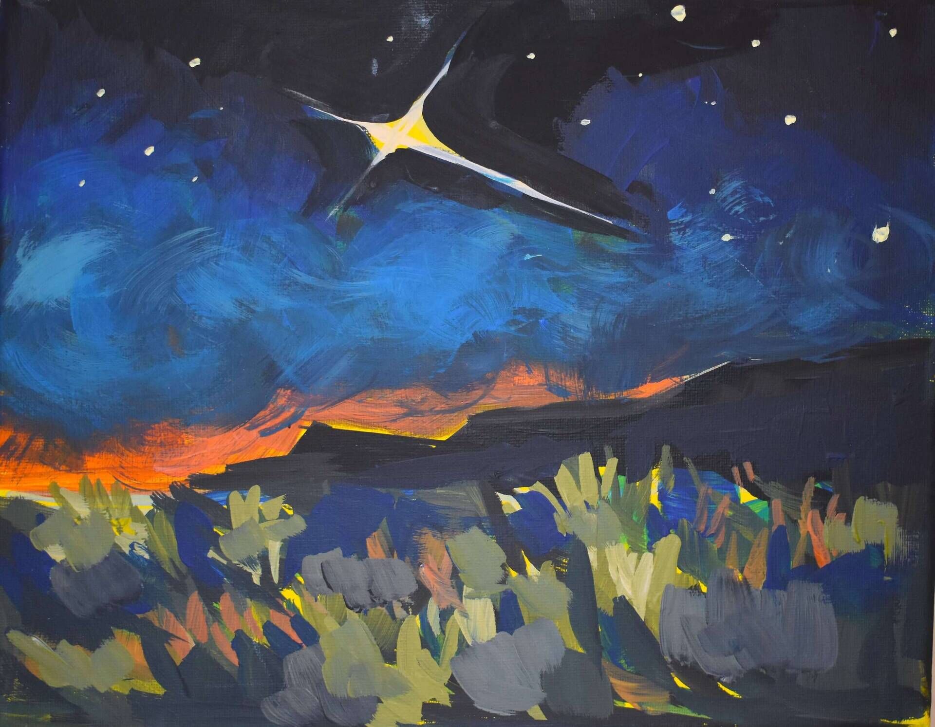 Night Hike 1 Print - Alica Pratsch 1