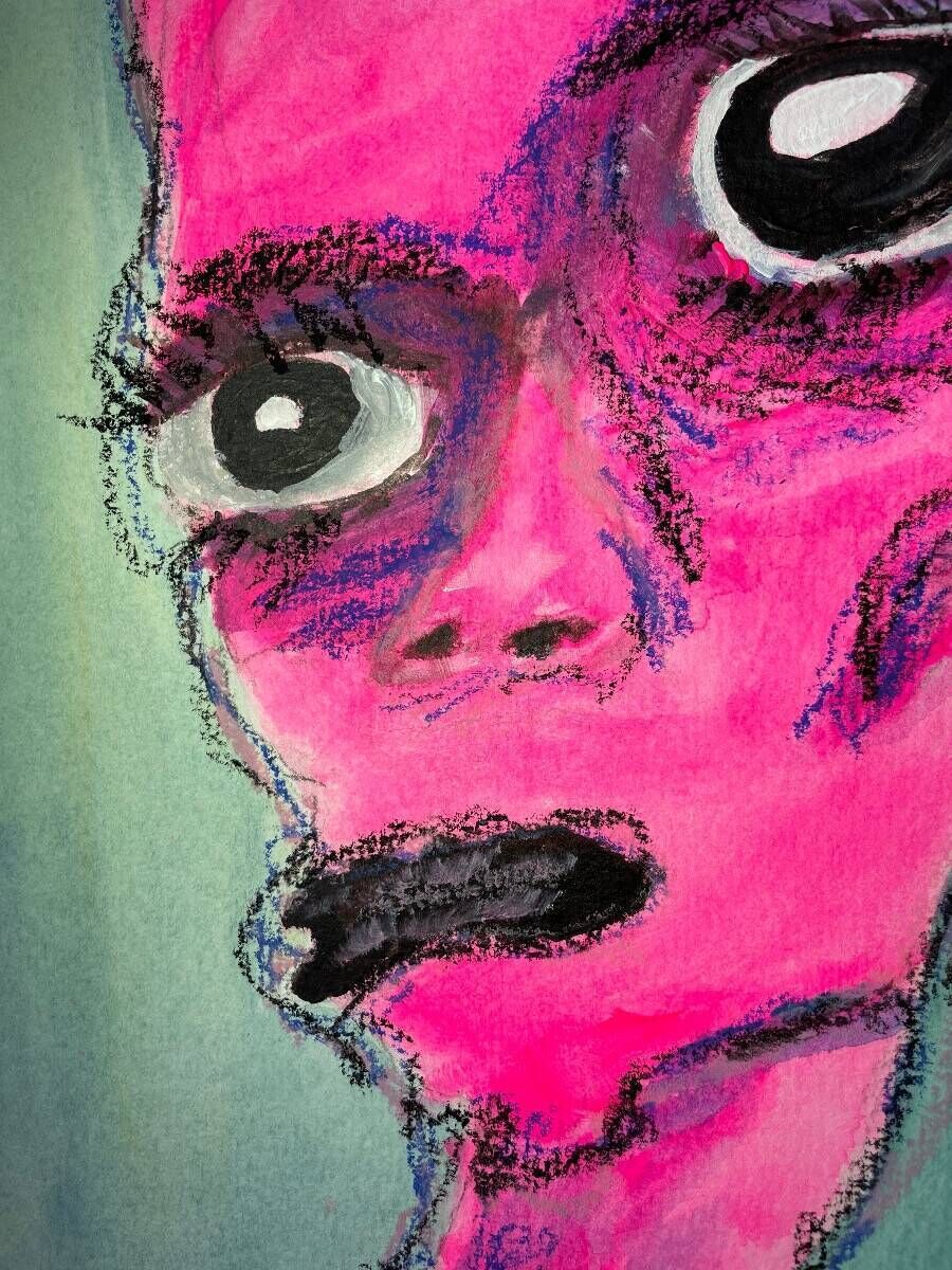pink head big eyes