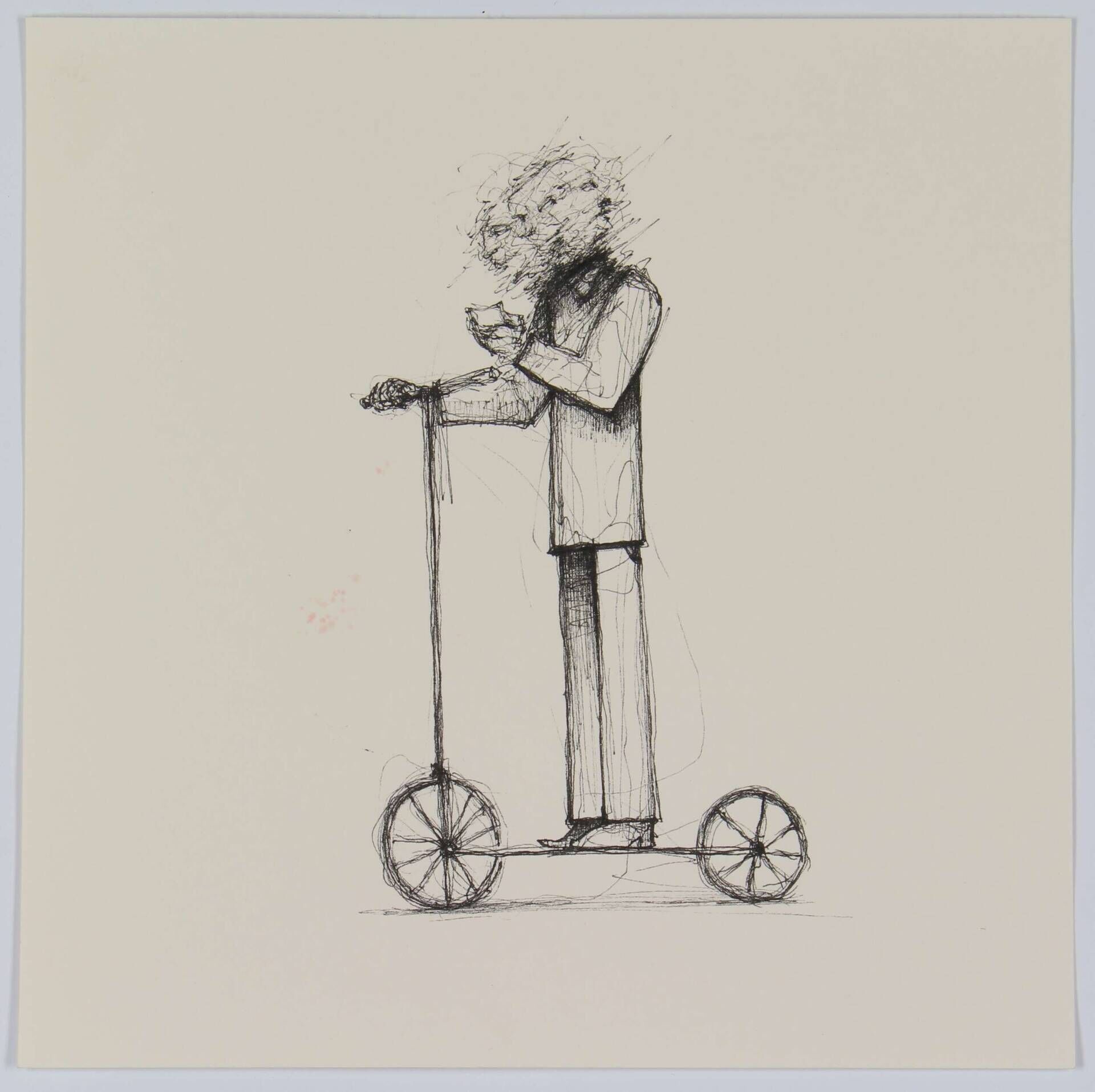 Moderner Rollerfahrer - Felix Dörrenbecher 1