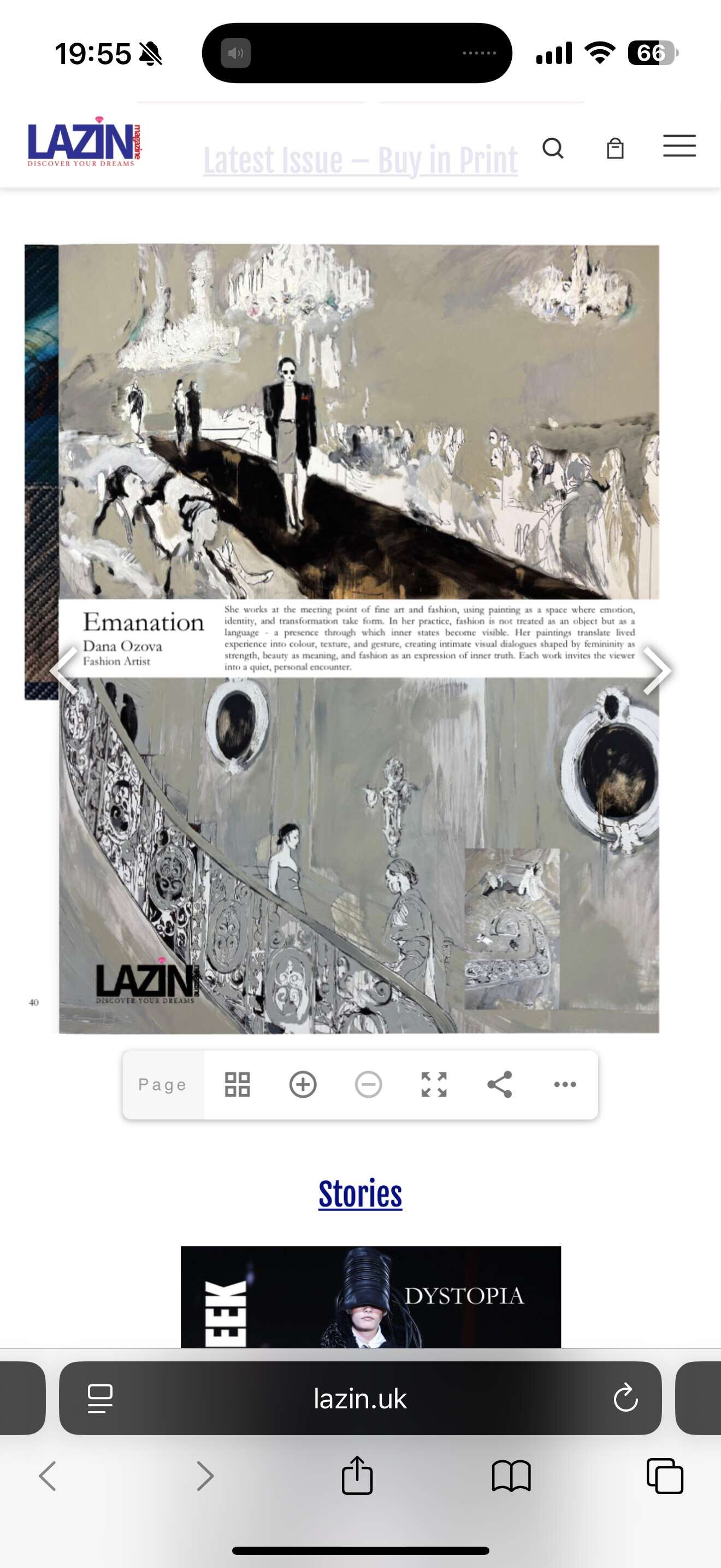 One of the parts of the triptych "Rehearsal" - Dana Ozova 1