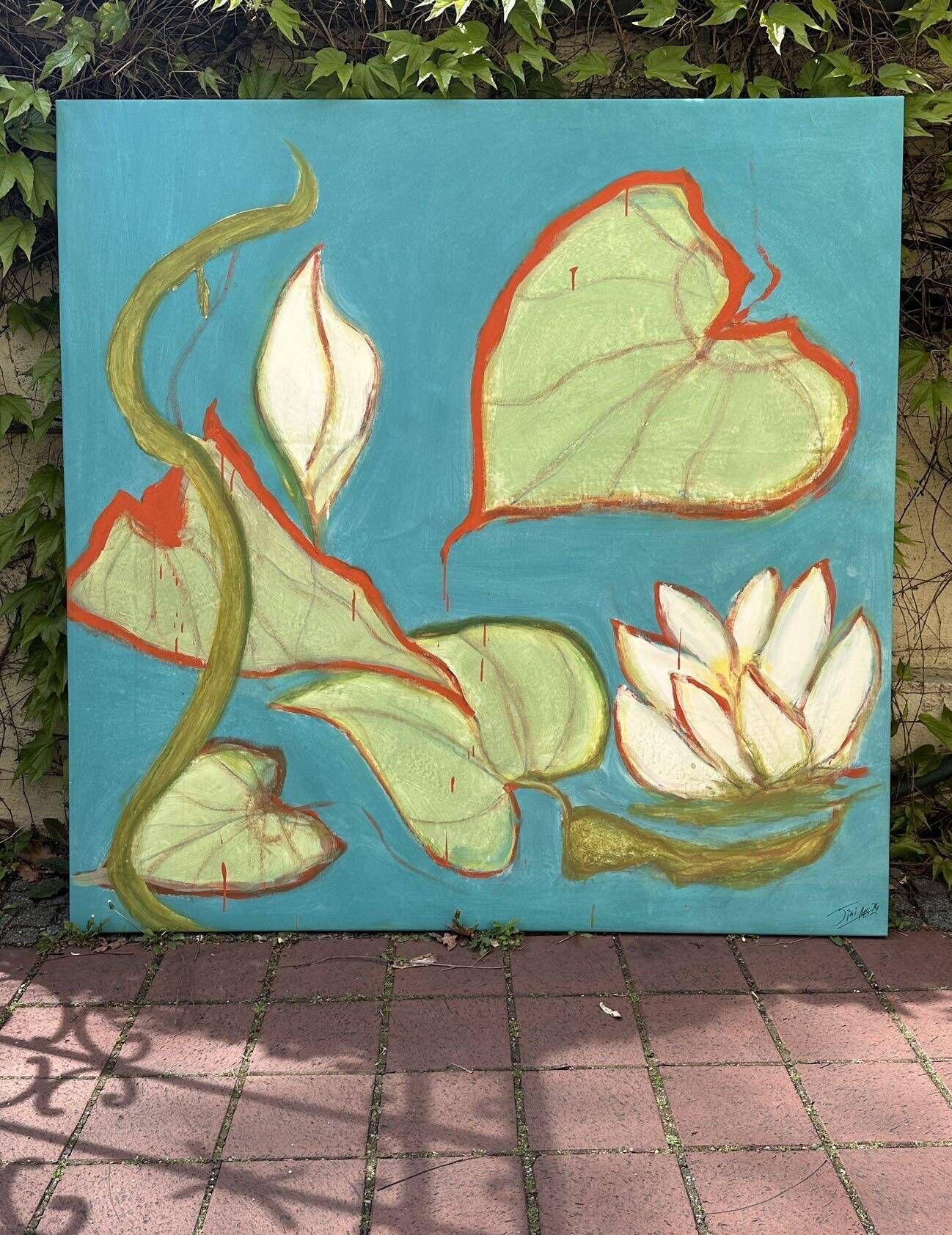 Golden Summer  Waterlilies 2 - Martina  Schepperle  1
