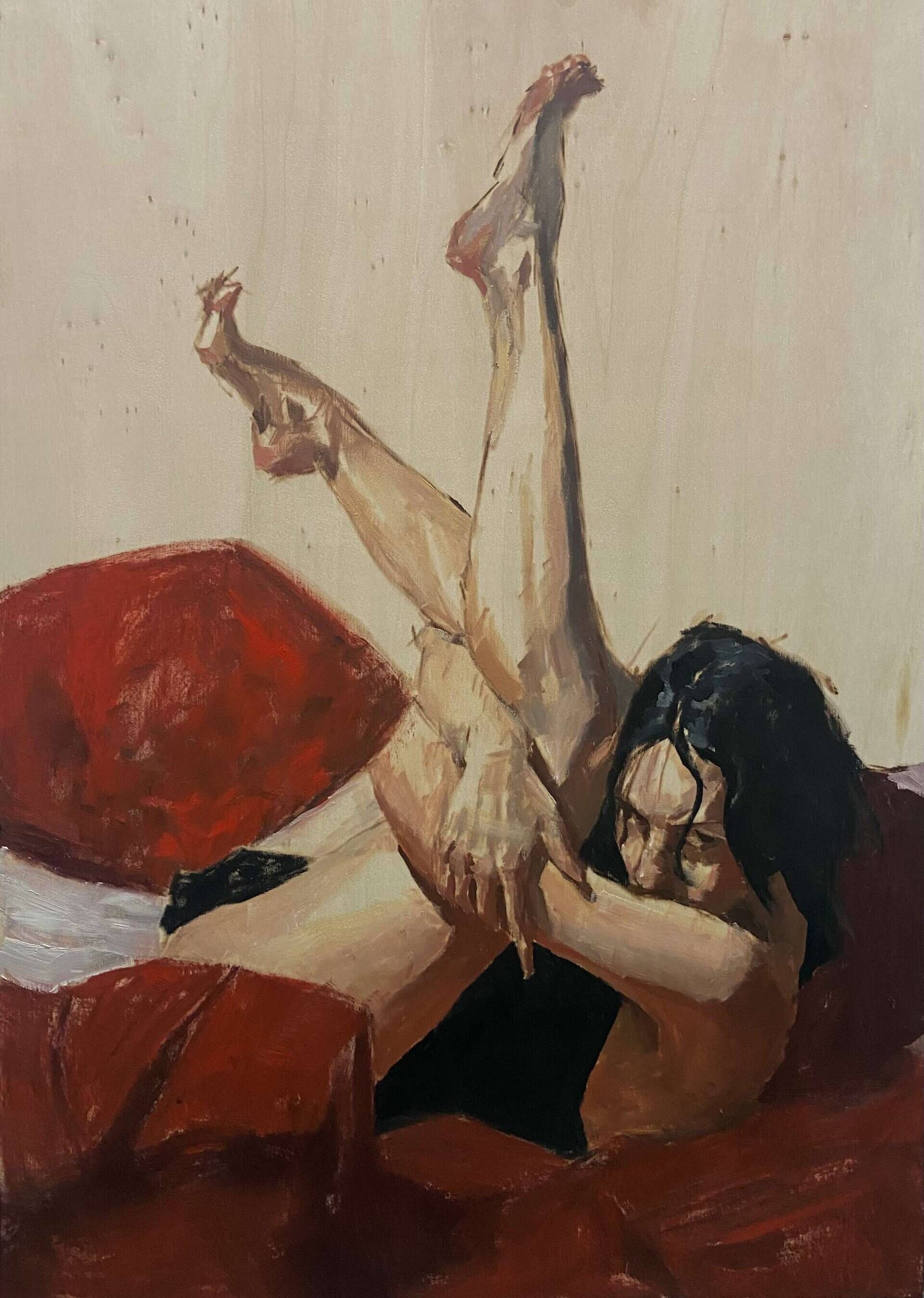 Ellen in red sheets II - Lilli Geyer 1