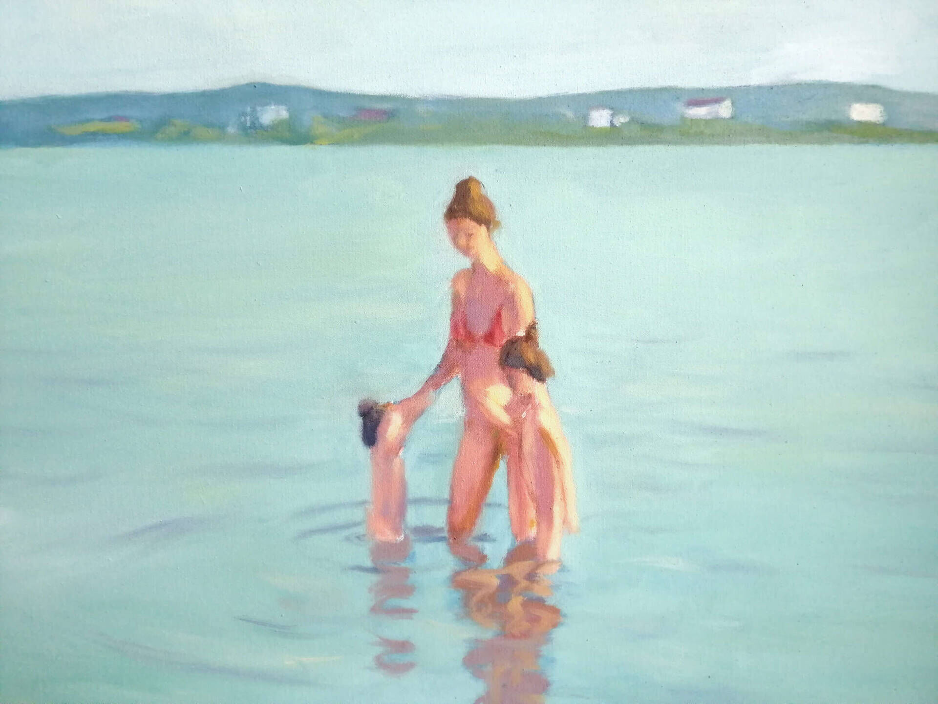 Mutter mit Kindern am See - Christian Herzig 3
