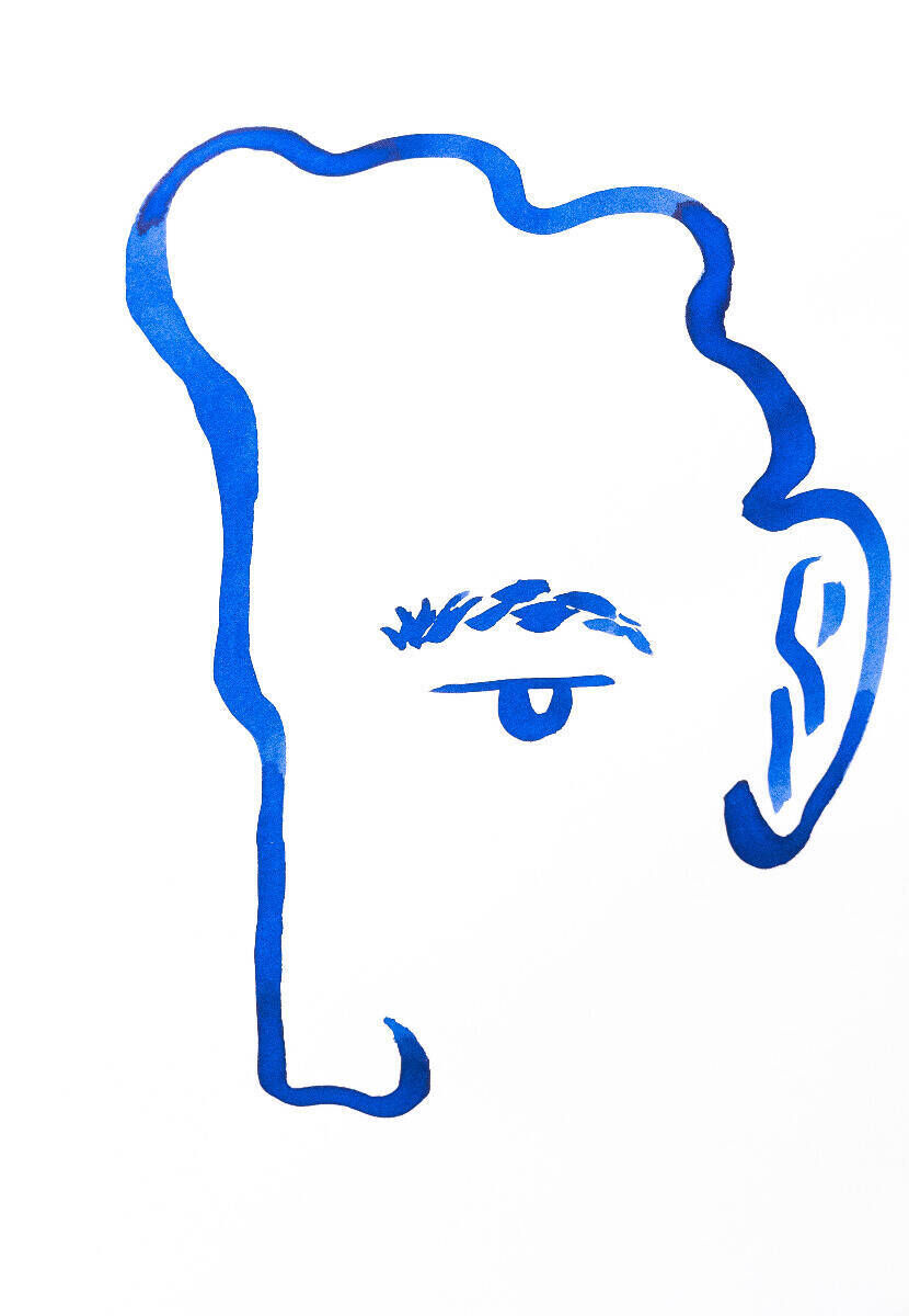 L'homme bleu