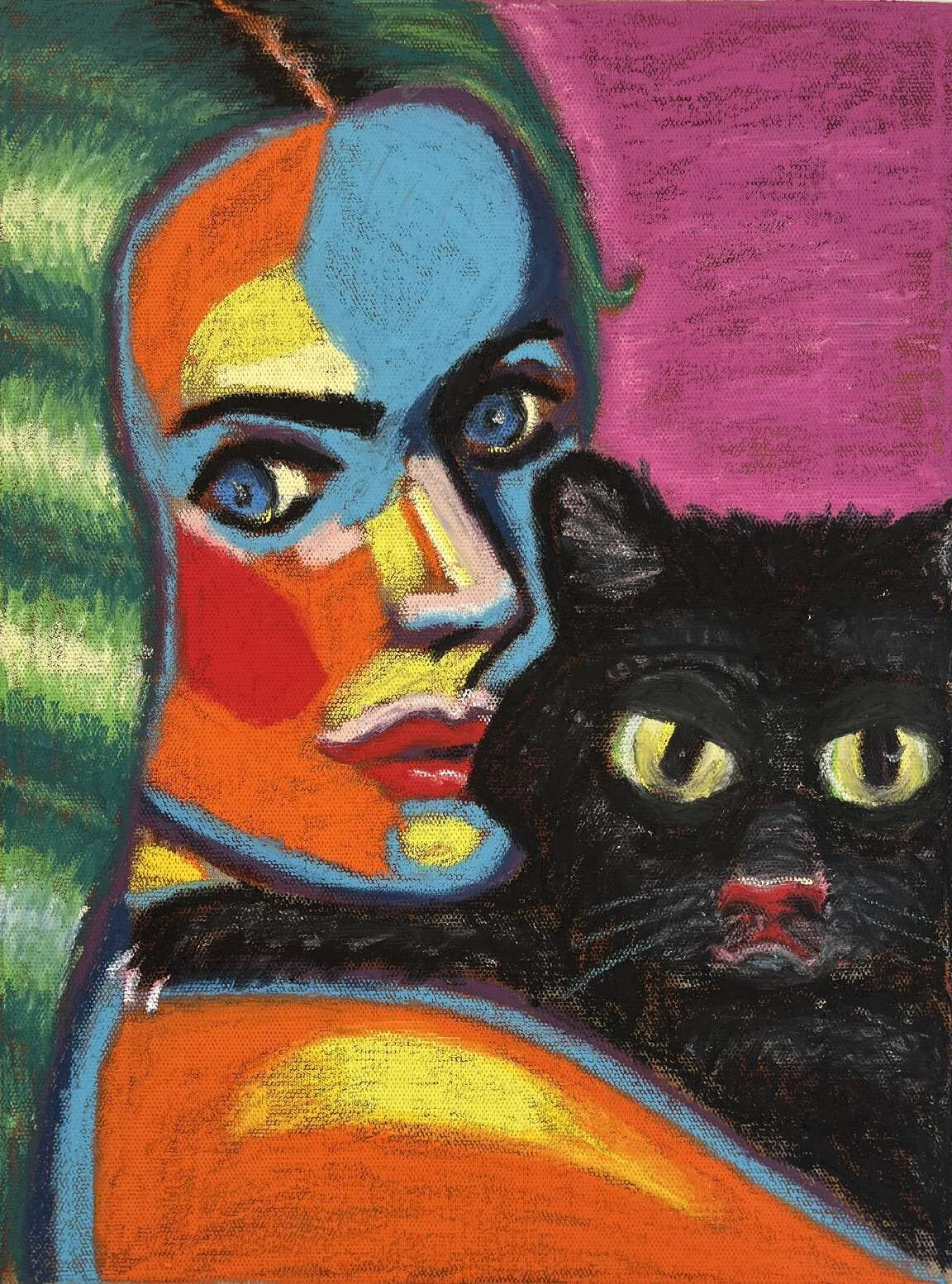 The black cat I - Anna Hopfensberger 3