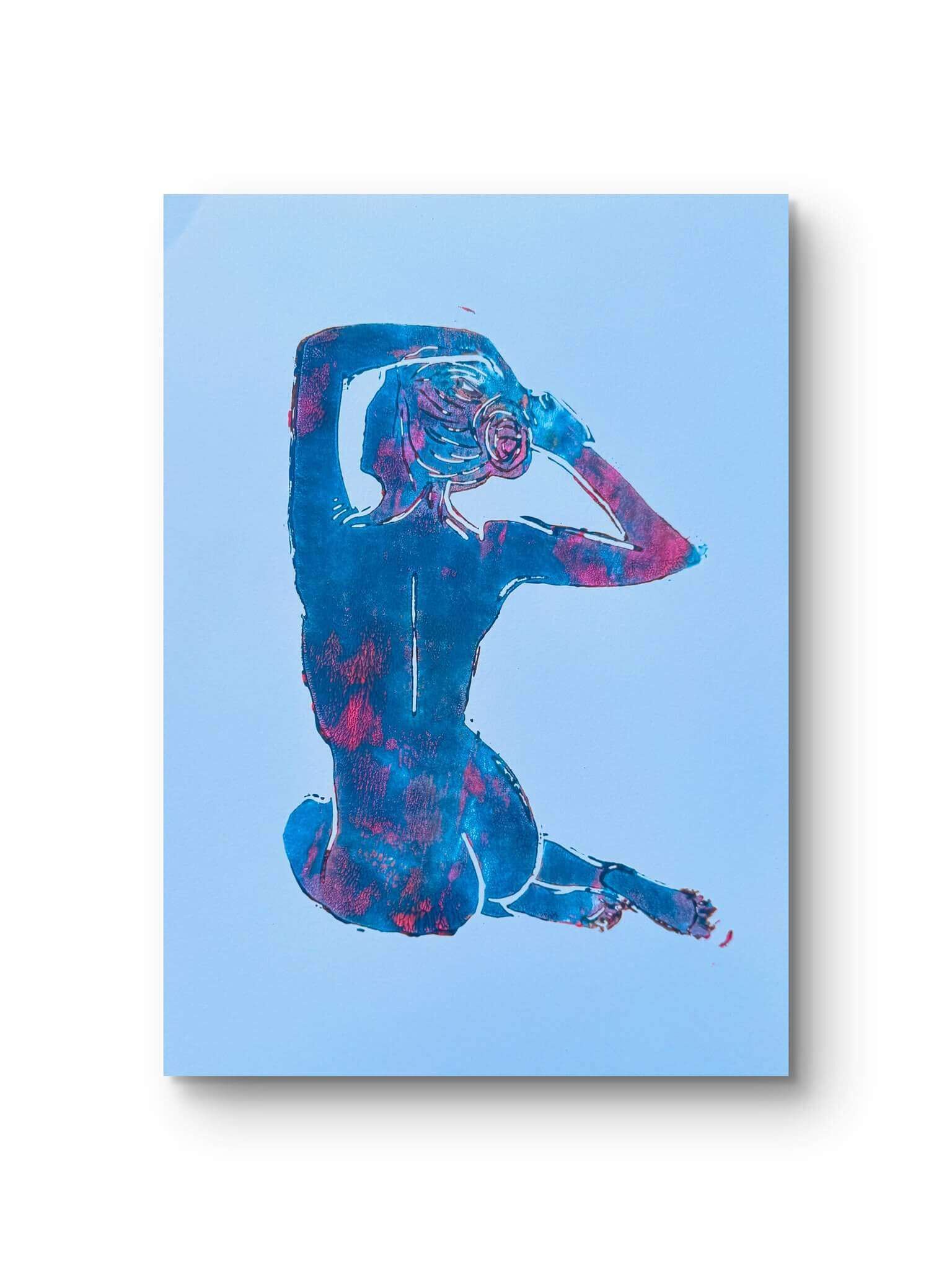 BODY 03 - Linolschnitt - Sybille Stein 2
