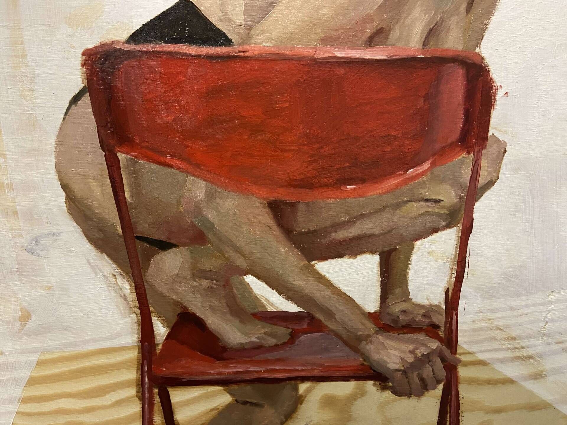 Elisa auf rotem Stuhl  - Lilli Geyer 4