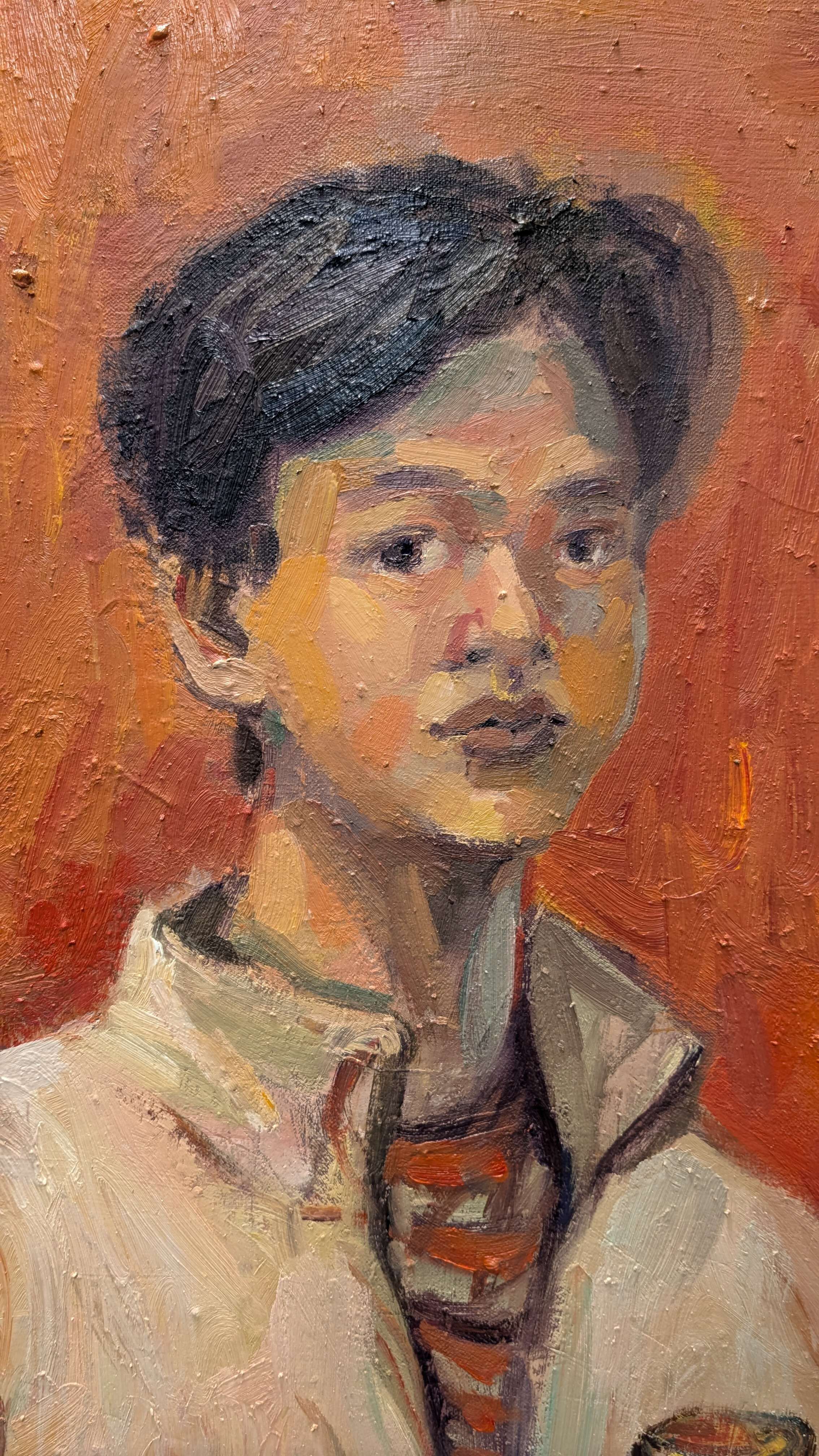 Selbstporträt mit Wasserpuppe - Quang Minh Tran 2