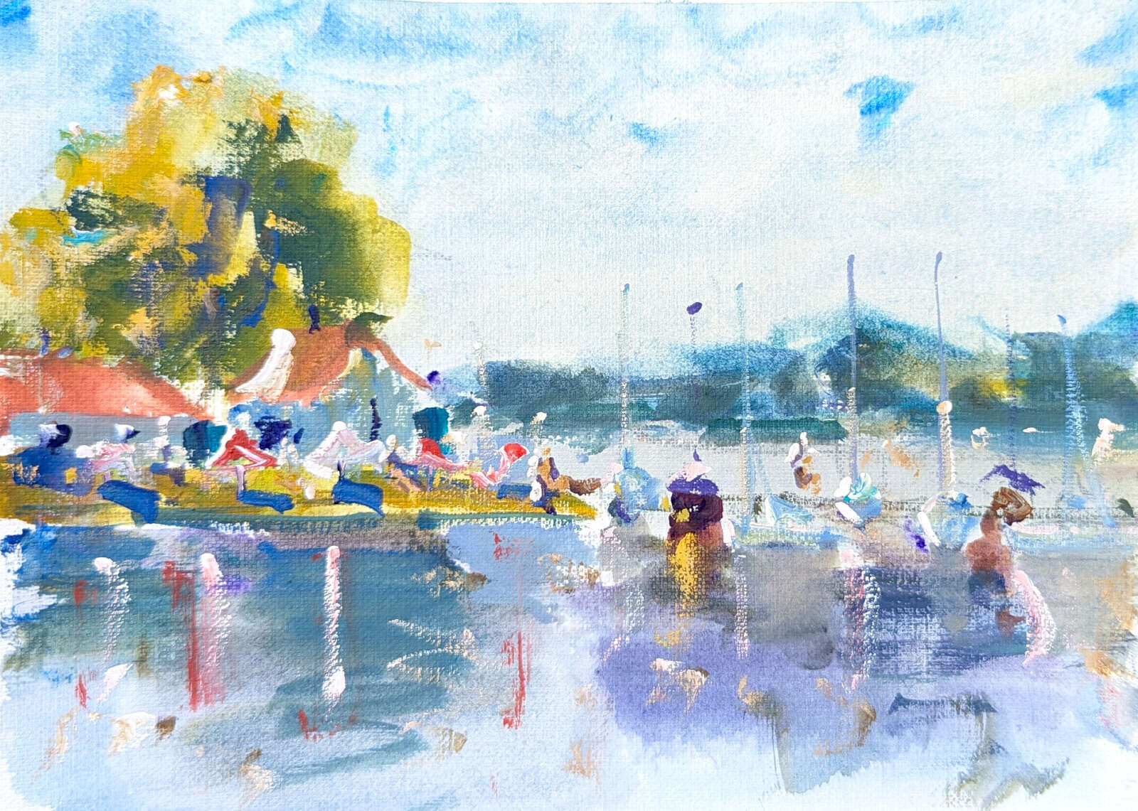 Sommertag am See - Genady Arkhipau 1