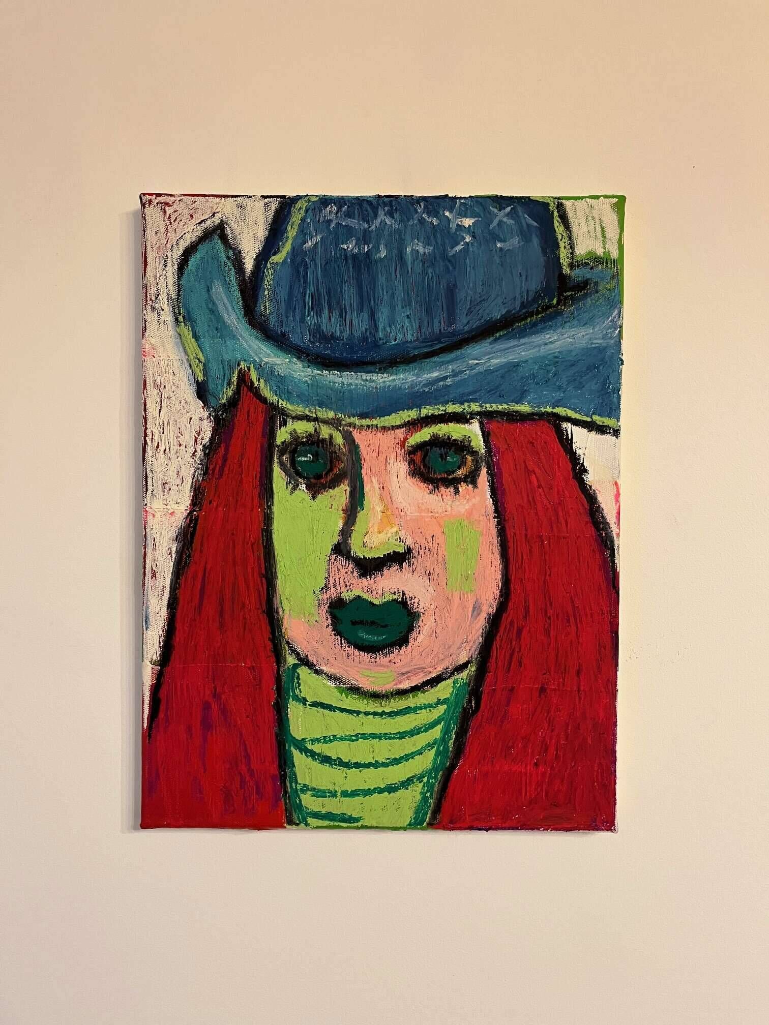 Blue Cowboy Hat - Anna Hopfensberger 2