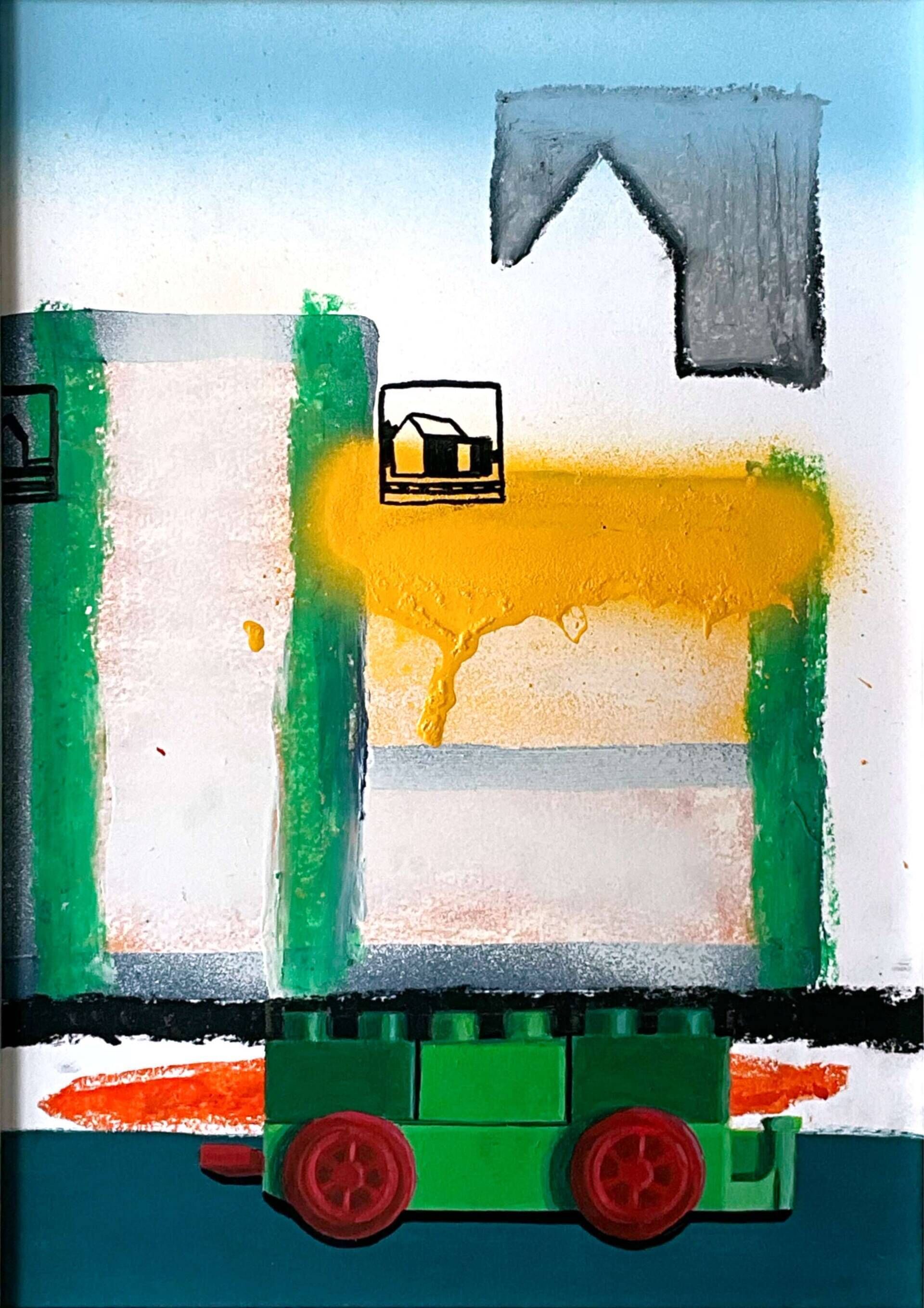 Der Zug ist grün. - Lukas Franz Zimmermann 1