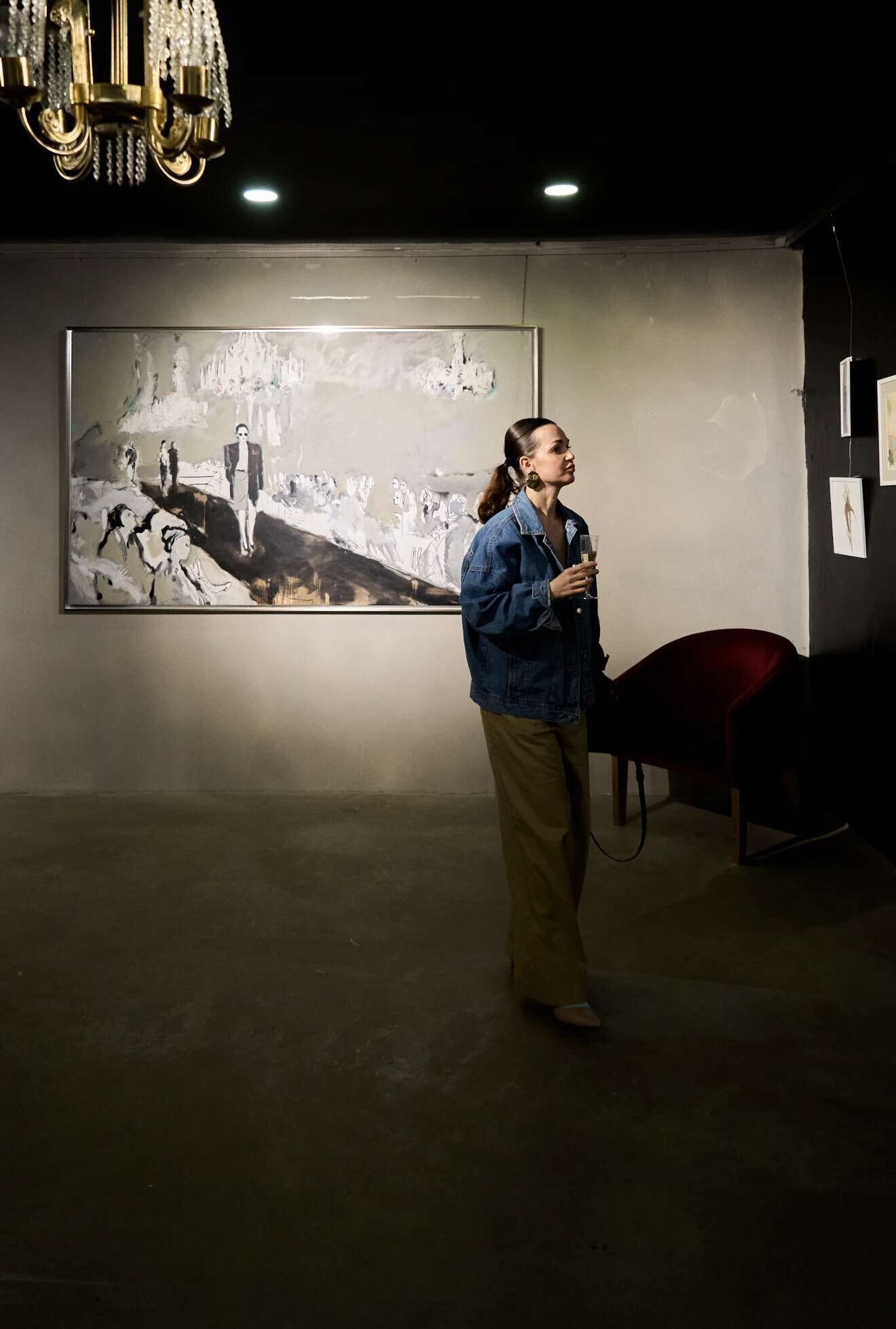One of the parts of the triptych "Rehearsal" - Dana Ozova 1