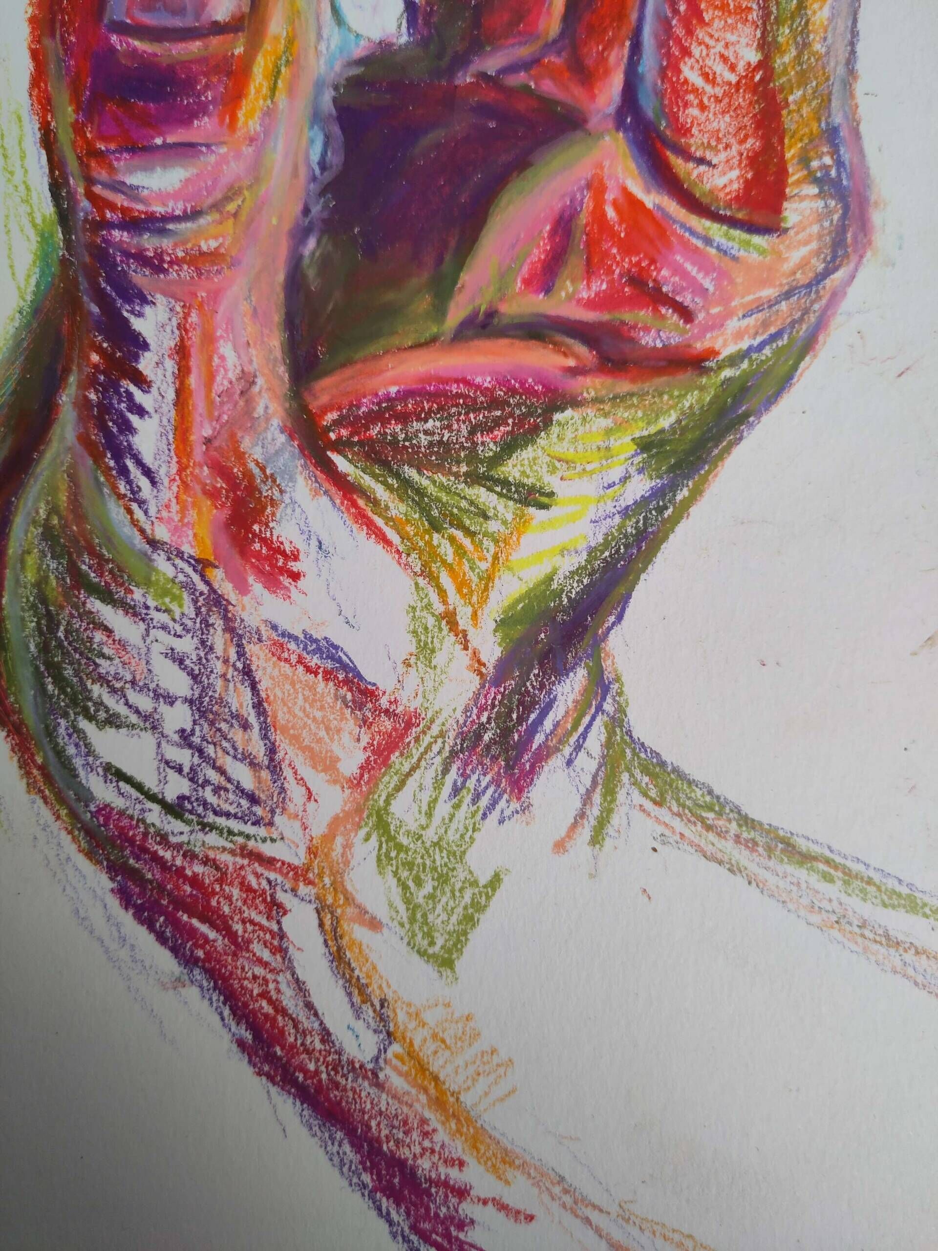 Handstudie Eiswürfel  - Merle Renkl 4