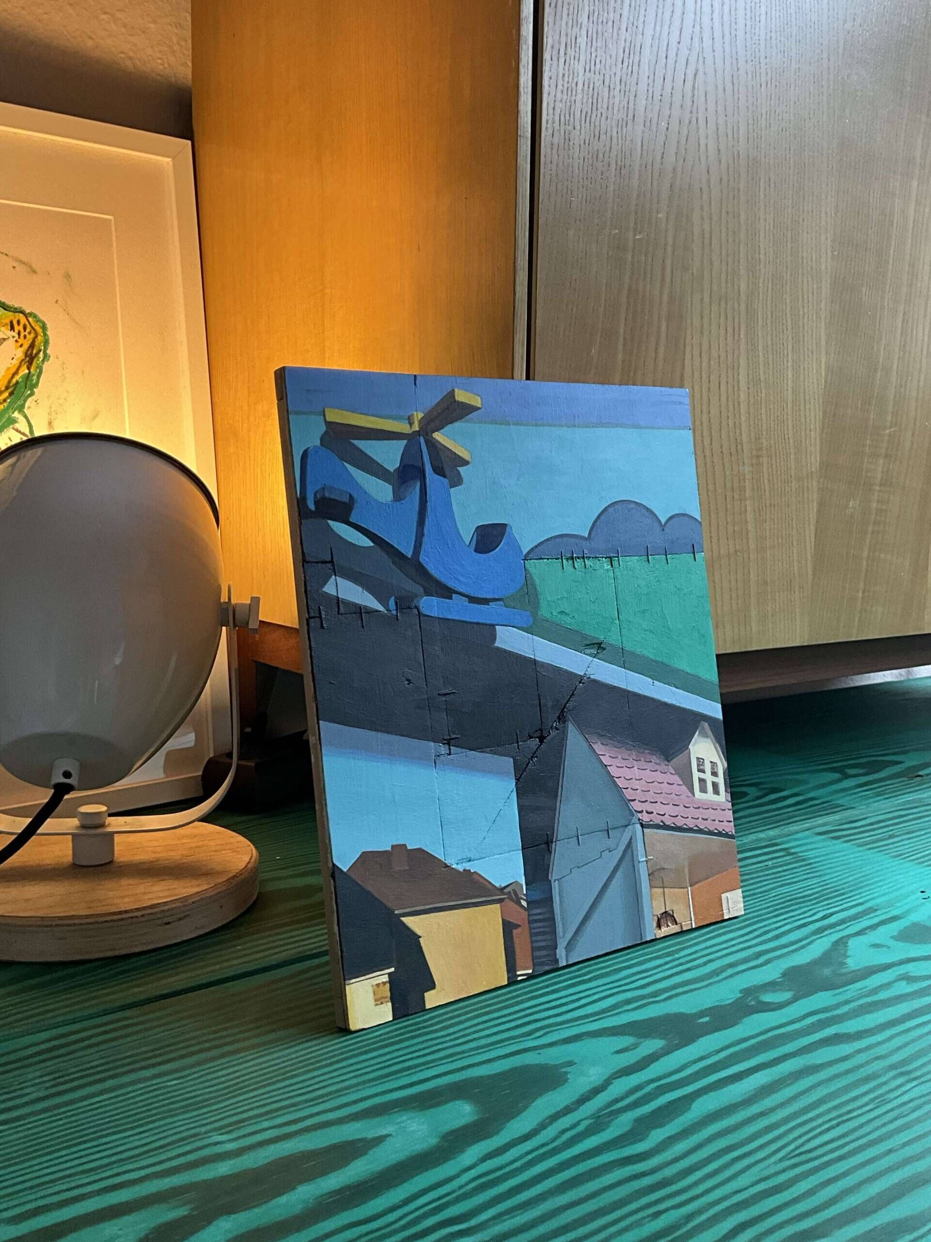 Blauer Helikopter - Lukas Franz Zimmermann 5