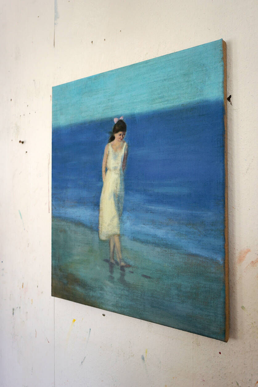 Frau am Meer III - Christian Herzig 1