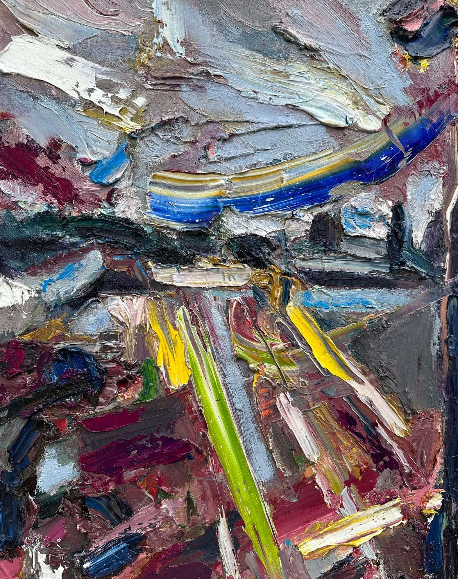Landschaft in Magenta - Noah Rennebaum 1