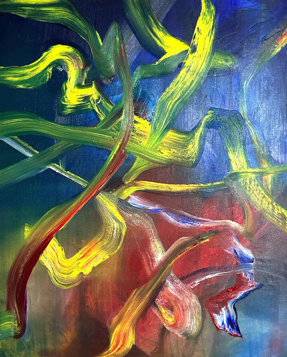 Studie nach Joan Mitchel  - Leonel Perez 1