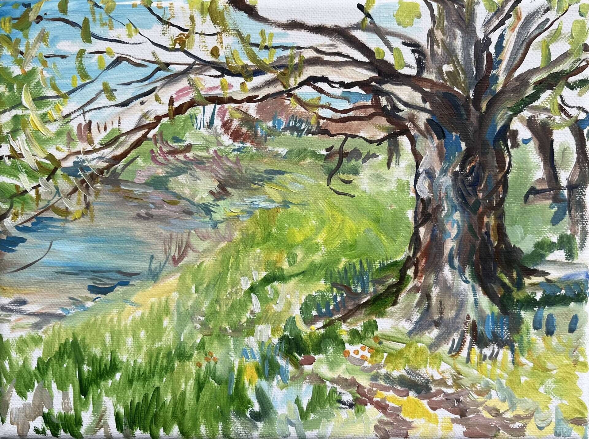 Bobr Fluss Plein Air - Judit Flamich 2