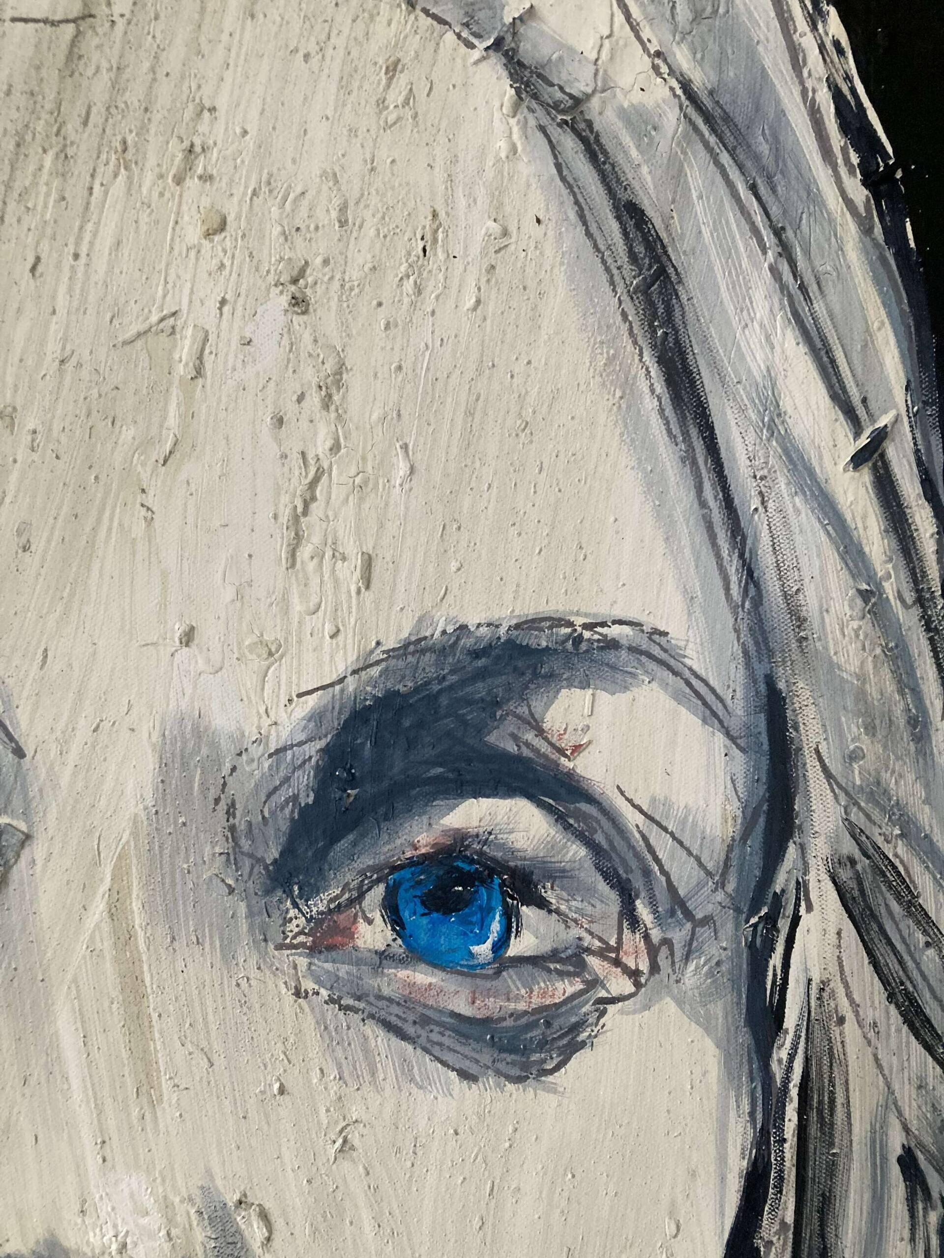 Frau mit blauem Blick - Kim Helbig 3