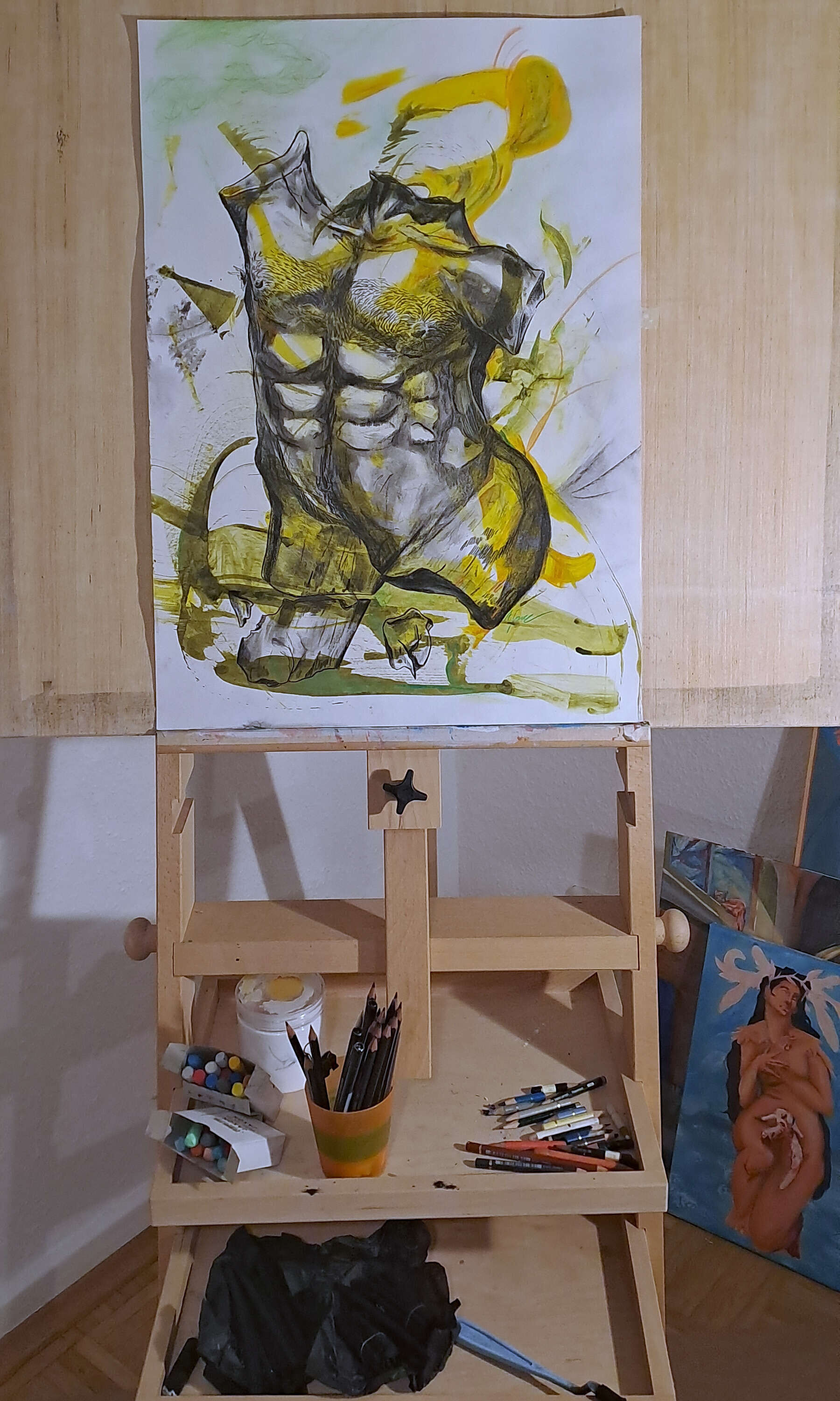 Körper auf Grün - Thomas Lorenz 1