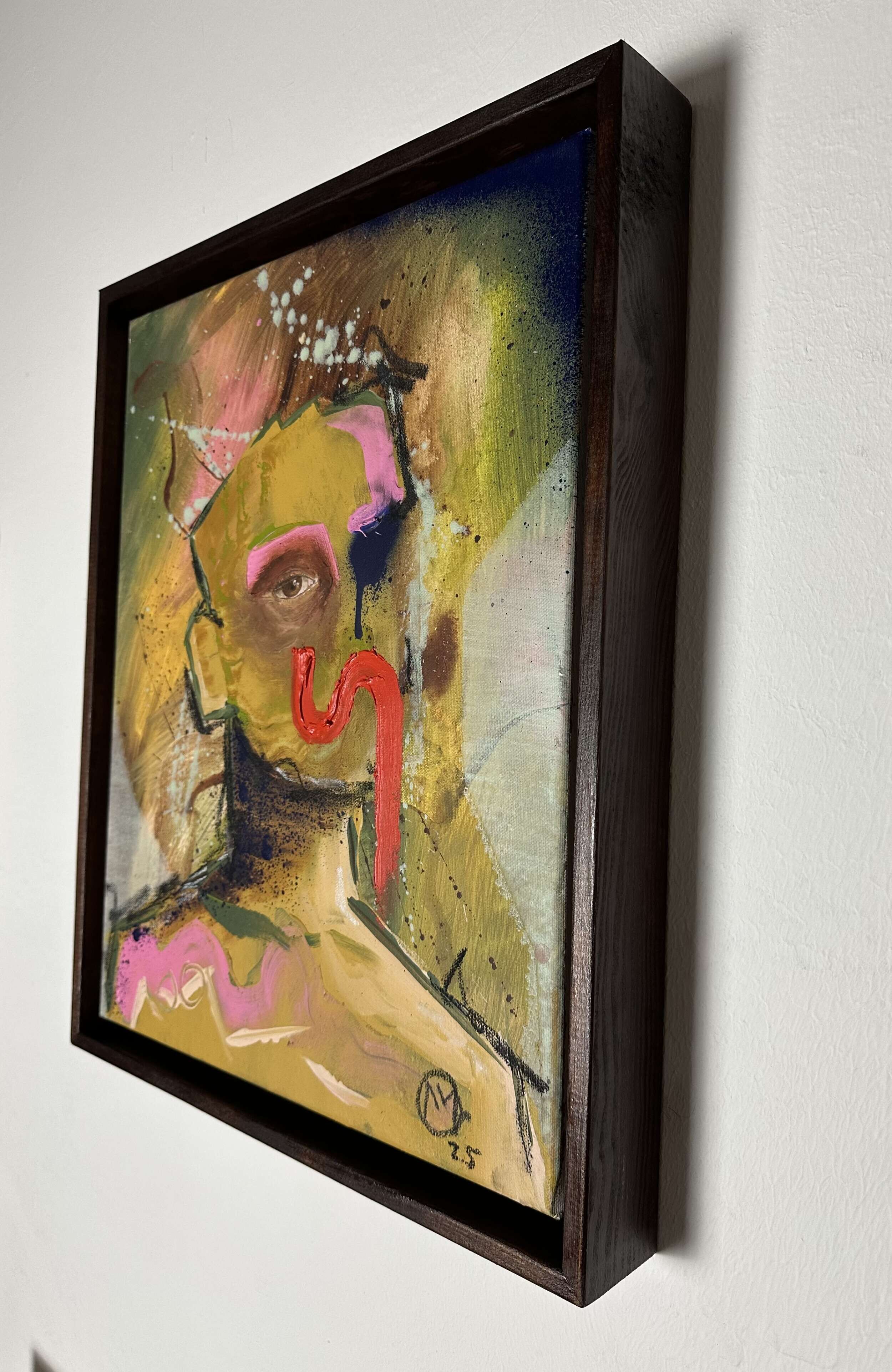 abstract portrait with a red curve (I) - Martin Collmann 3