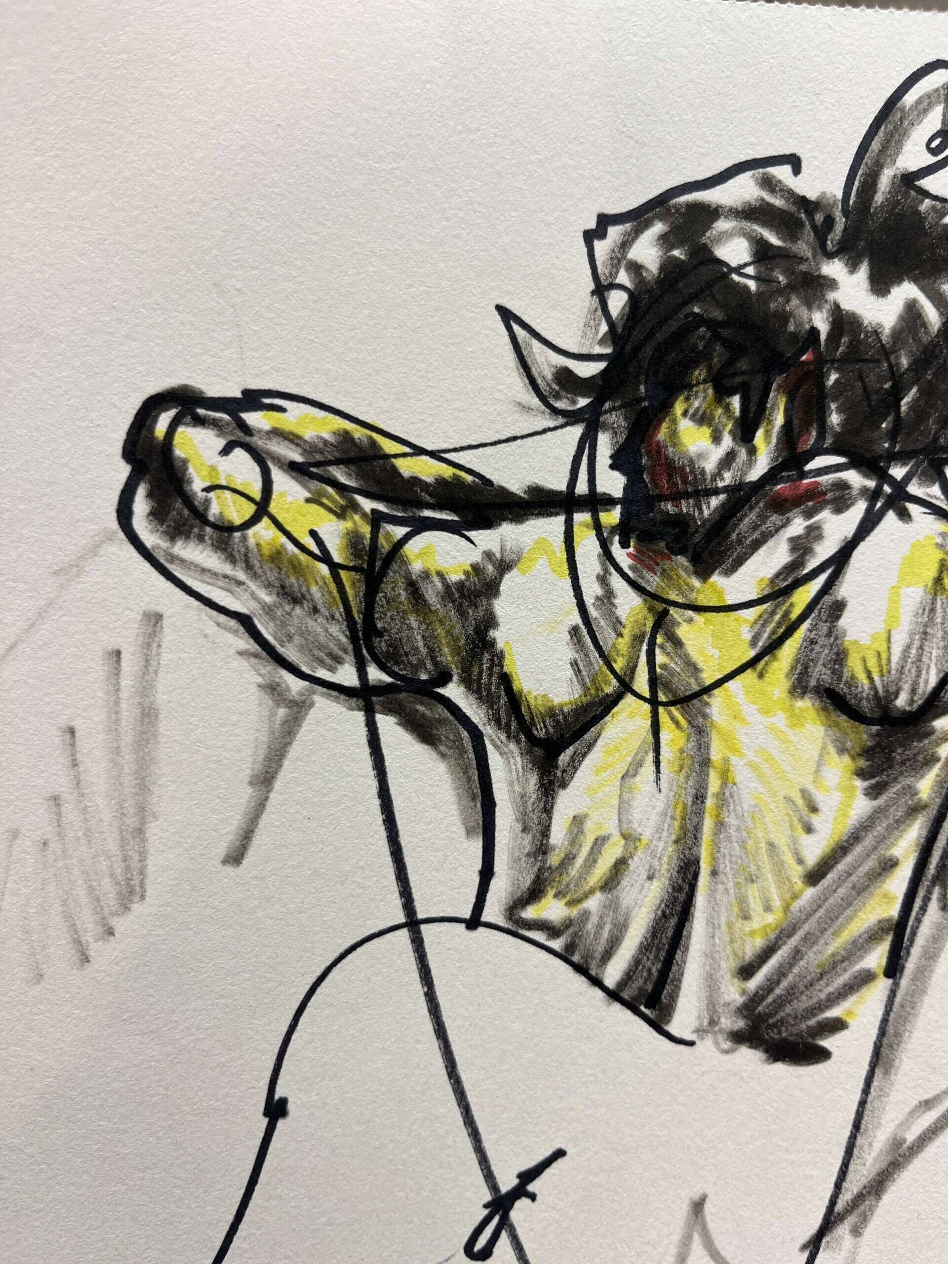 Rückenstudie liegend - Leon Tho Barwig 2