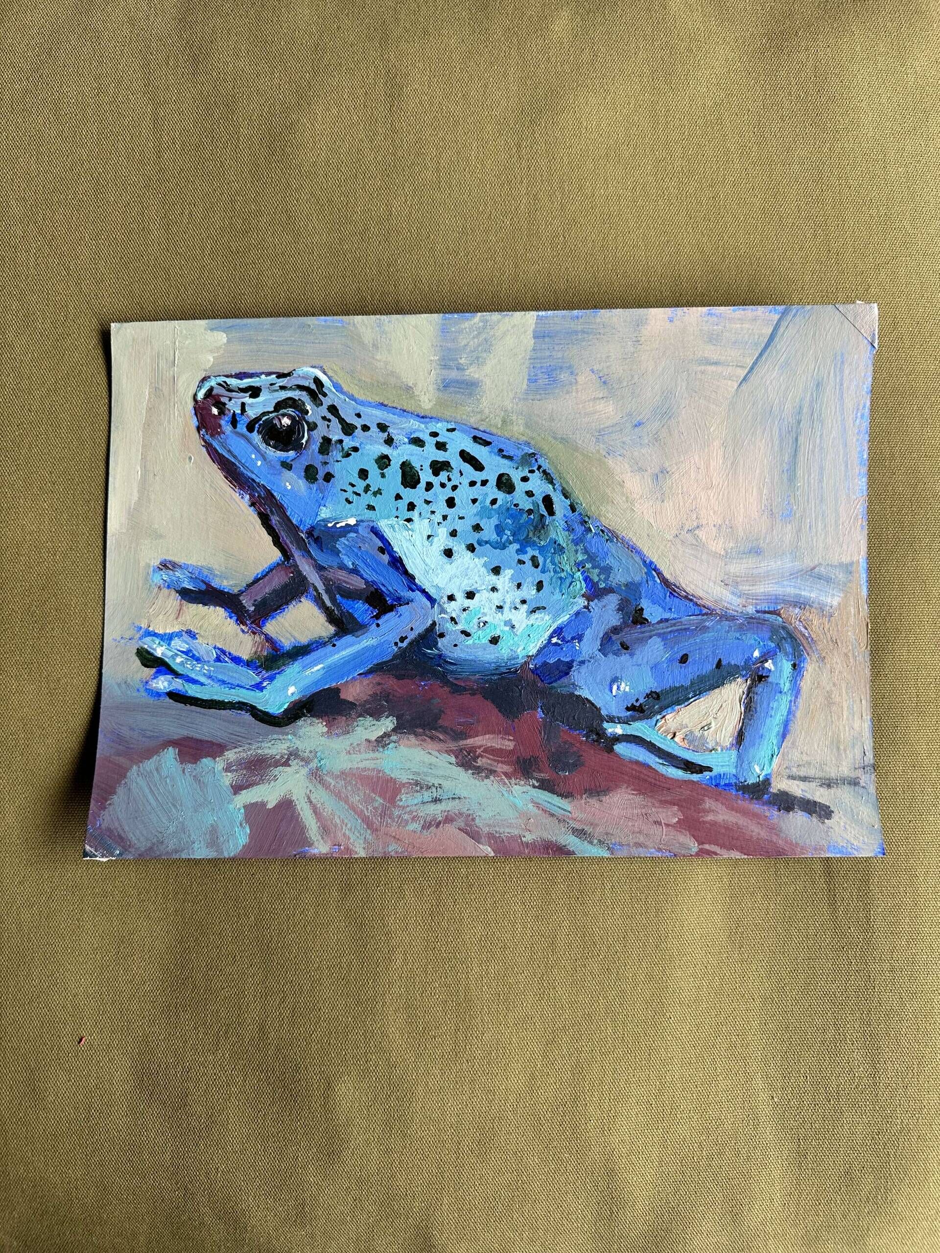 Portrait eines Frosches - Melek Özer 2