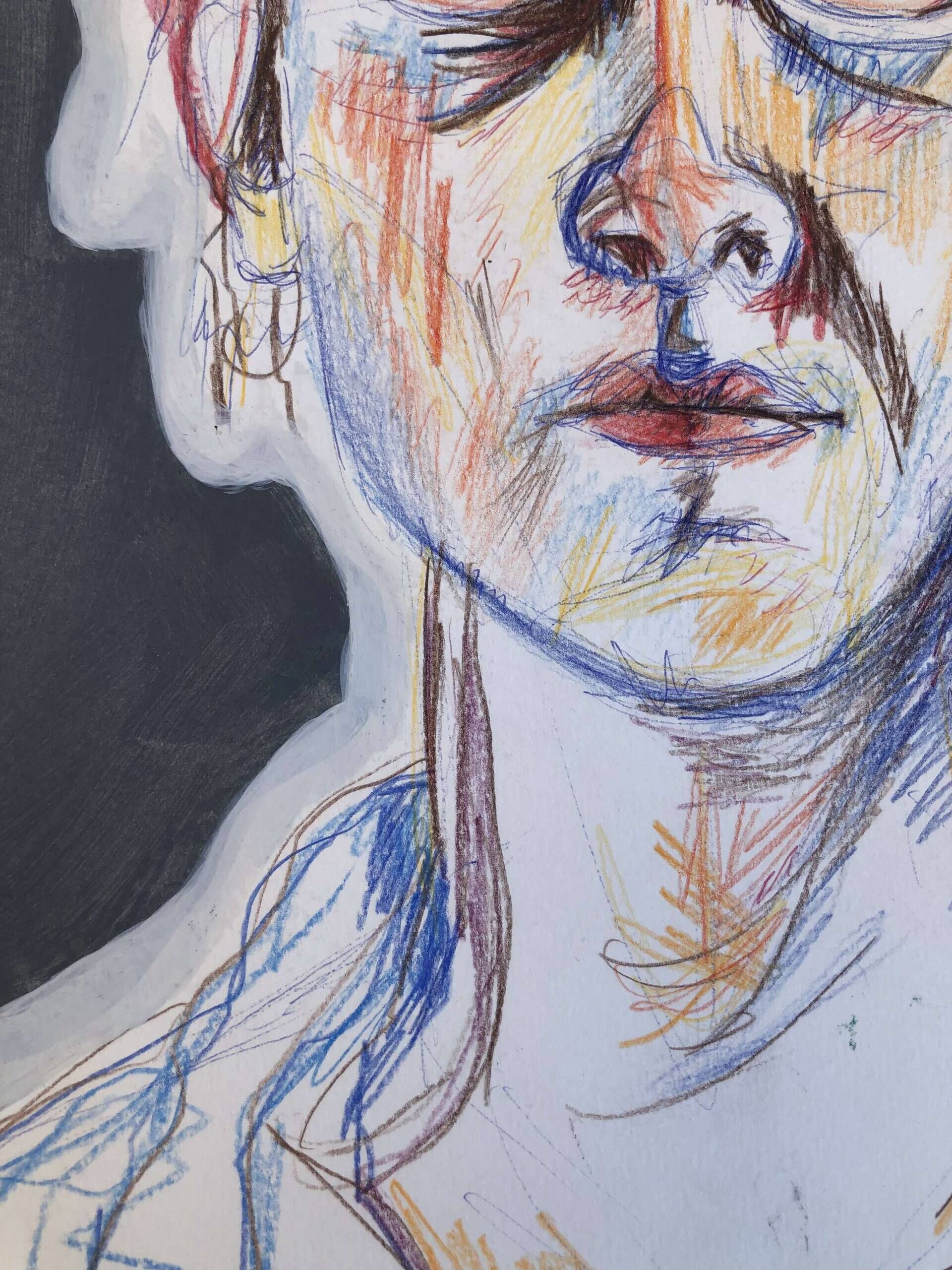 Frau mit Rotem Handtuch - Marlene Pauer 4