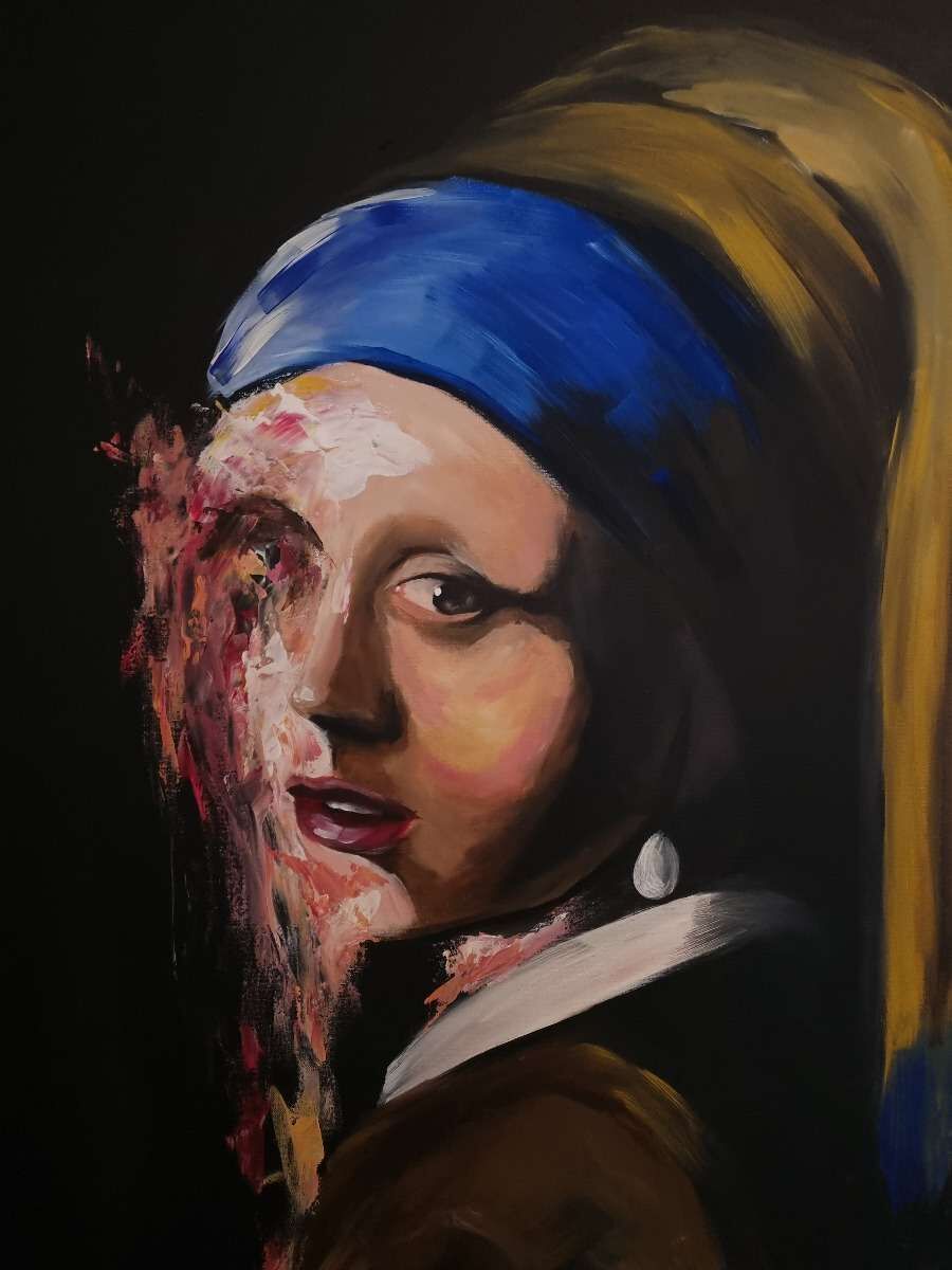 Das Mädchen mit dem Perlenohrring von Enrico Kosenkow