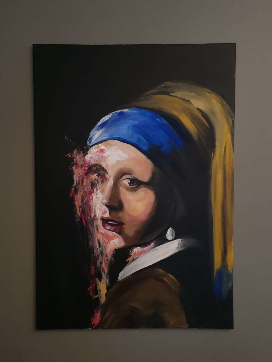 Das Mädchen mit dem Perlenohrring von Enrico Kosenkow